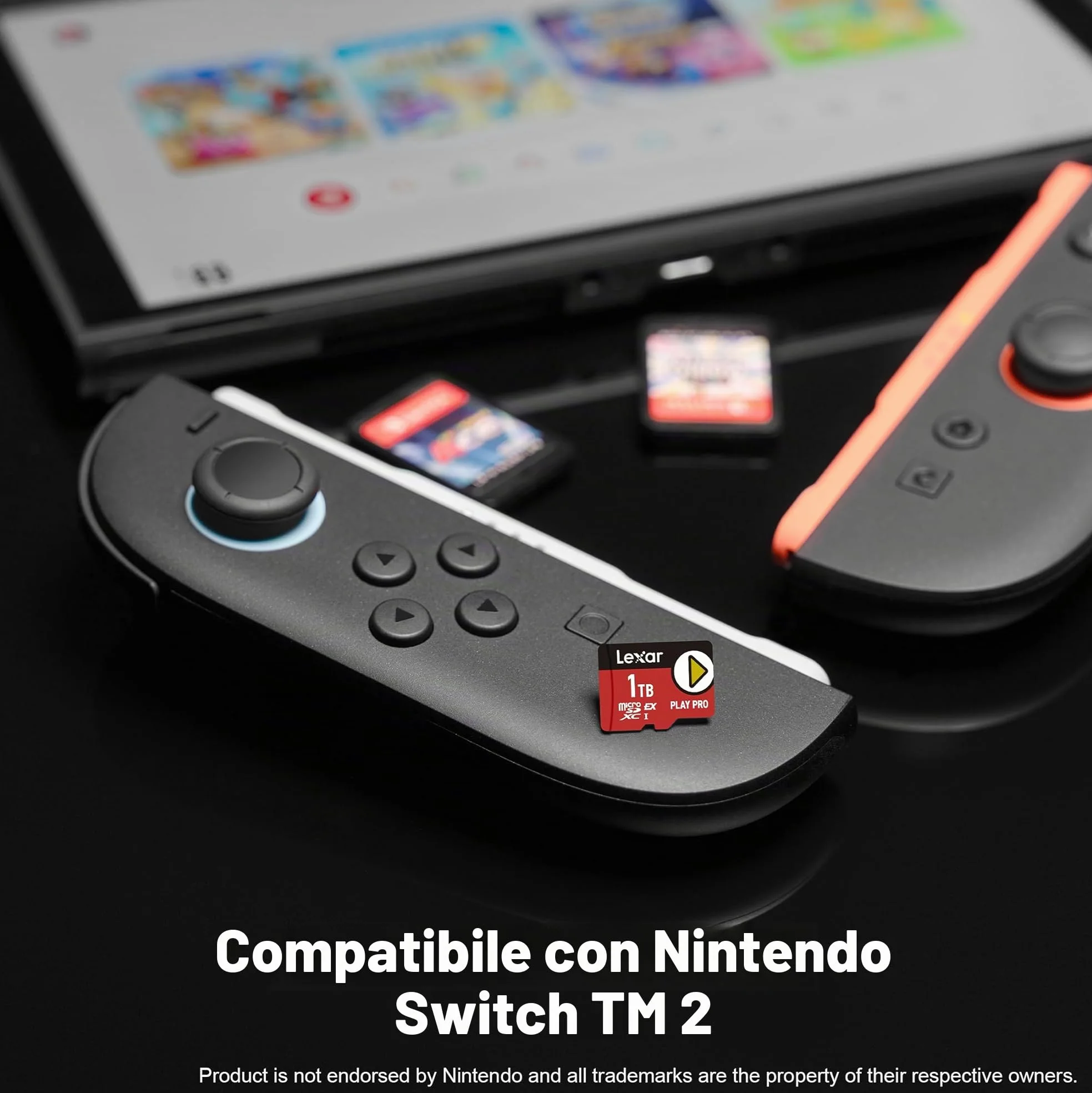 Lexar Scheda microSD Express Play Pro, UHS-I, C10, U3, V30, Full HD, video 4K, fino a 900/600 MB/s, compatibile con Nintendo Switch 2, ASUS ROG Ally, Steam Deck, dispositivi di gioco