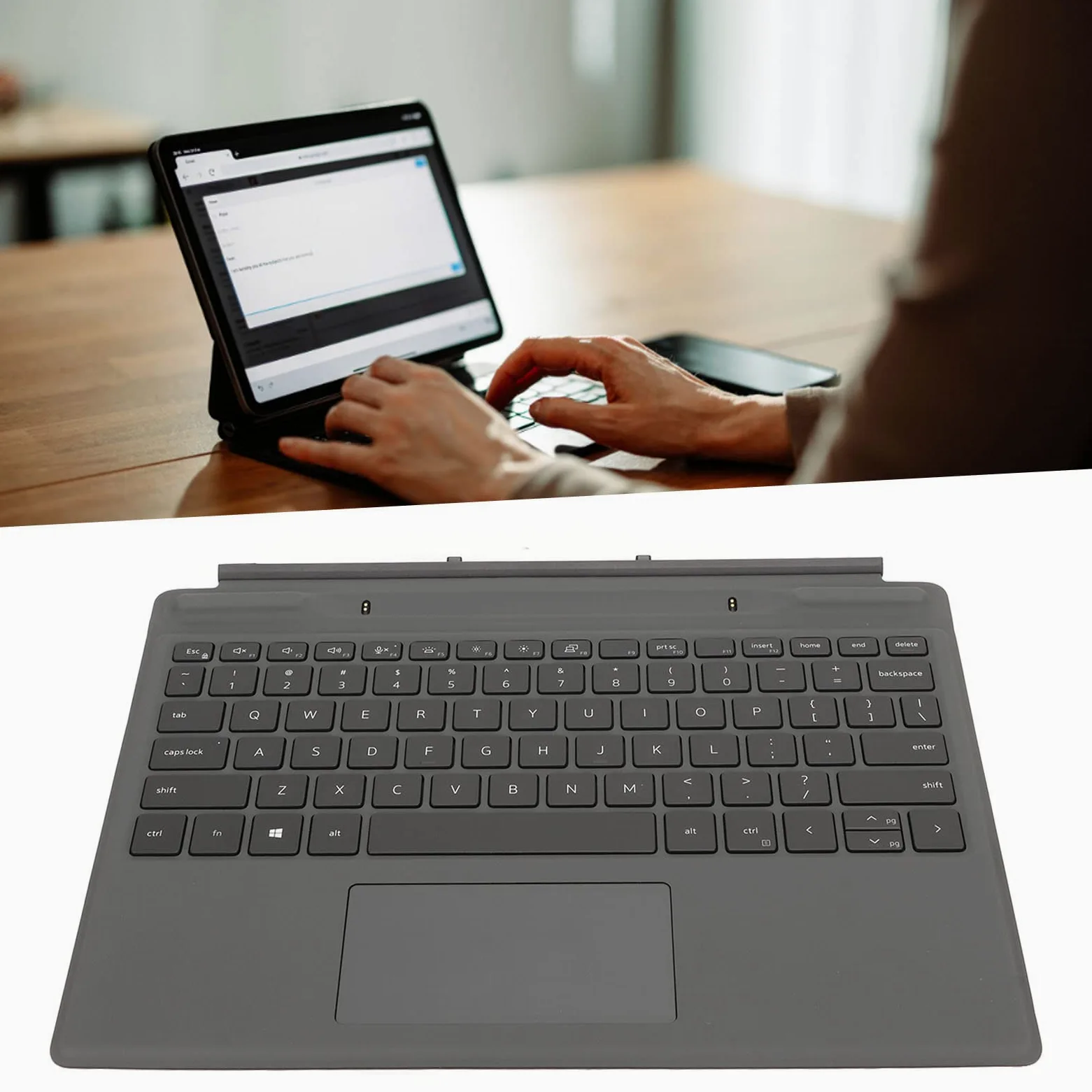 Tastiera Staccabile per Laptop con Touchpad 7320 7310 Connessione Senza Cuciture con Retroilluminazione per Laptop