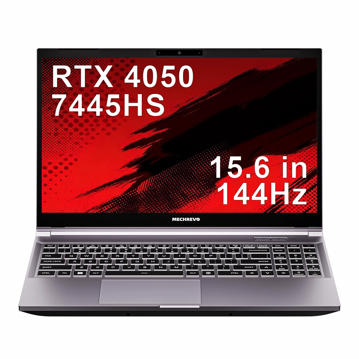 RTX 4050 Gaming Laptop, 15.6" WQXGA 144Hz, AMD Ryzen 7 7445H (12-Core, up to .GHz, 64MB Cache), 16GB DDR5 RAM, 512GB Gen4 SSD (PCIe4.0 Support), Notebook PC Computer