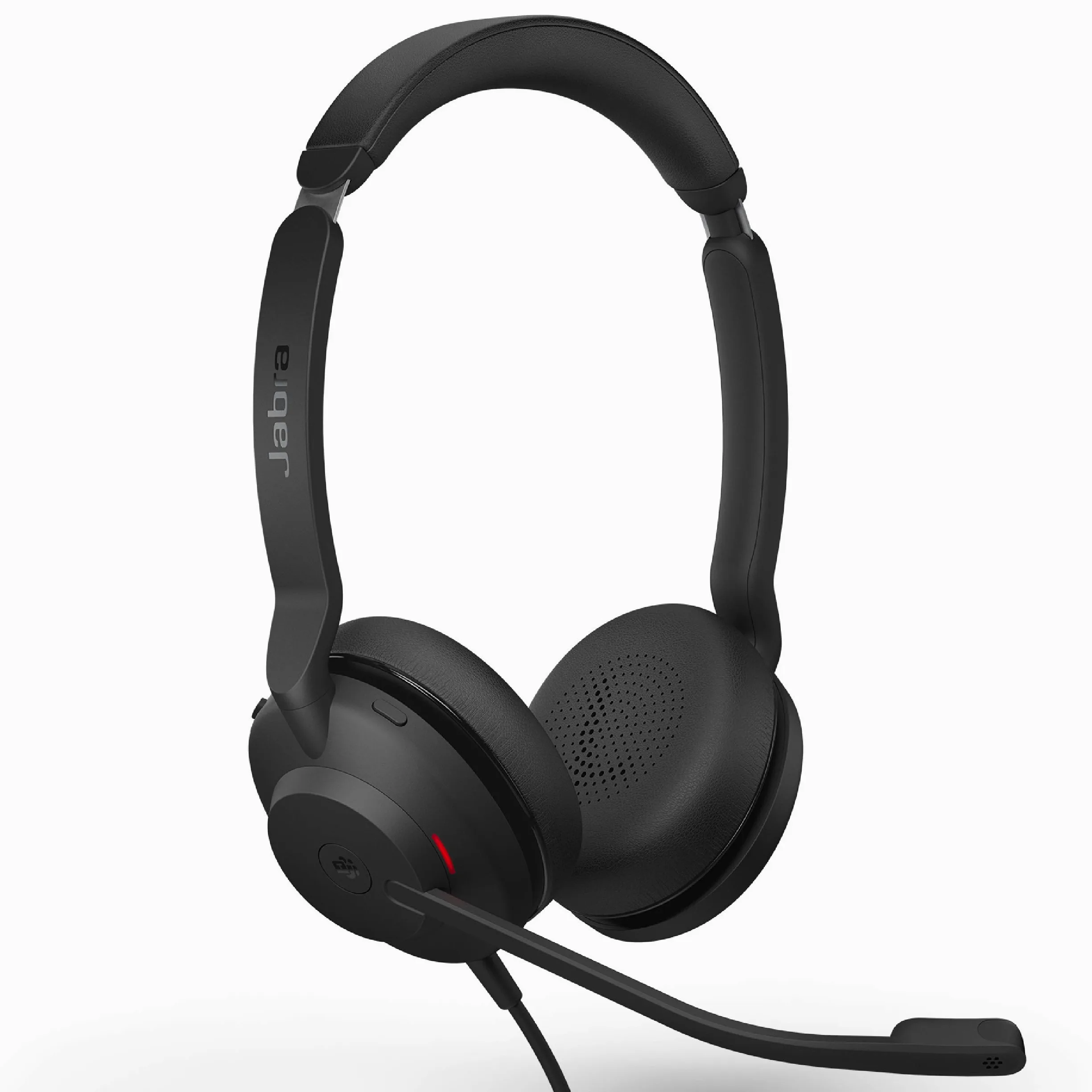 Jabra Evolve2 30 MS Cuffie cablate, USB-A, stereo, nero – Leggero auricolare portatile con 2 microfoni incorporati – Cuffie da lavoro con audio superiore e comfort affidabile