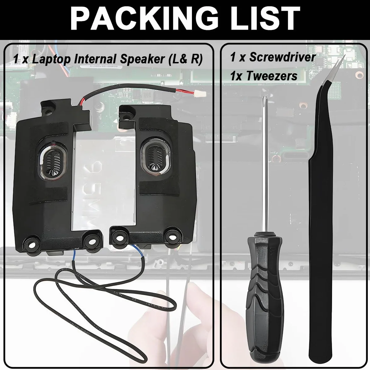 Altoparlante Interno per Laptop per Lenovo Thinkpad T460S 20F9 20FA T470S 20HF 20HG, Altoparlanti integrati Sinistro e Destro PK23000N2Y0 PK23000N2N0 00JT988 Audio HiFi