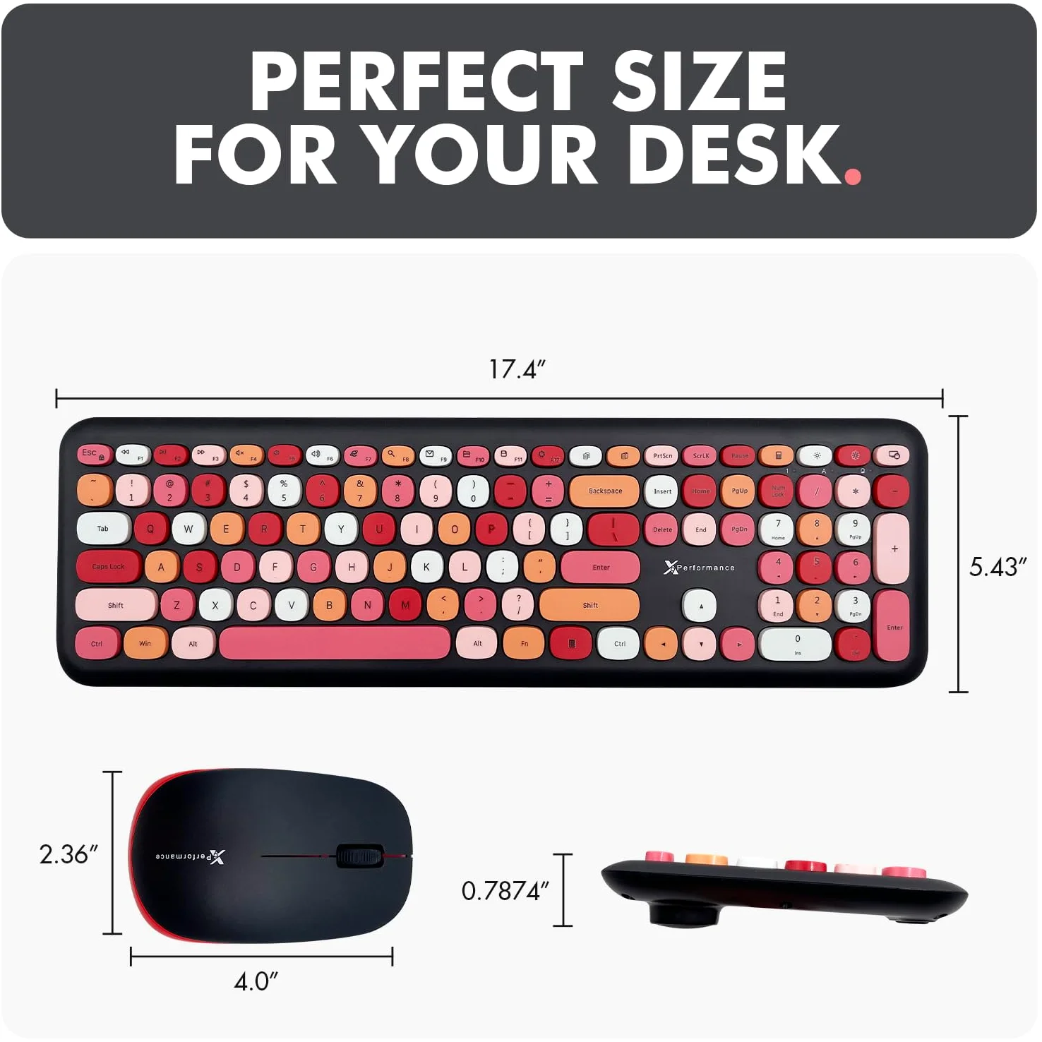 BIIOONES Mouse USB Cablato, 1000 DPI, Mouse Ambidestro, Compatibile con PC/Mac/Laptop-413