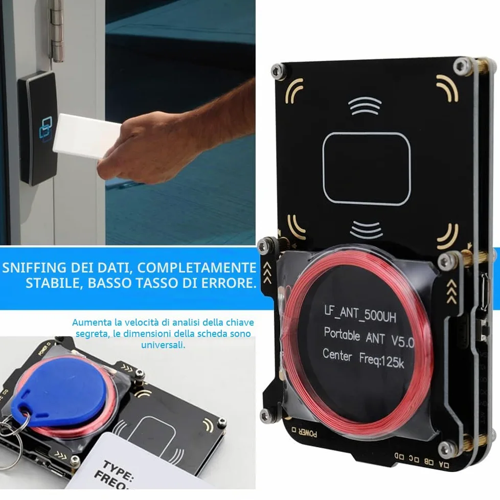Proxmark3 - Lettore di schede NFC, fotocopiatrice, scheda intercambiabile, scheda MFOC, clonazione crack open source