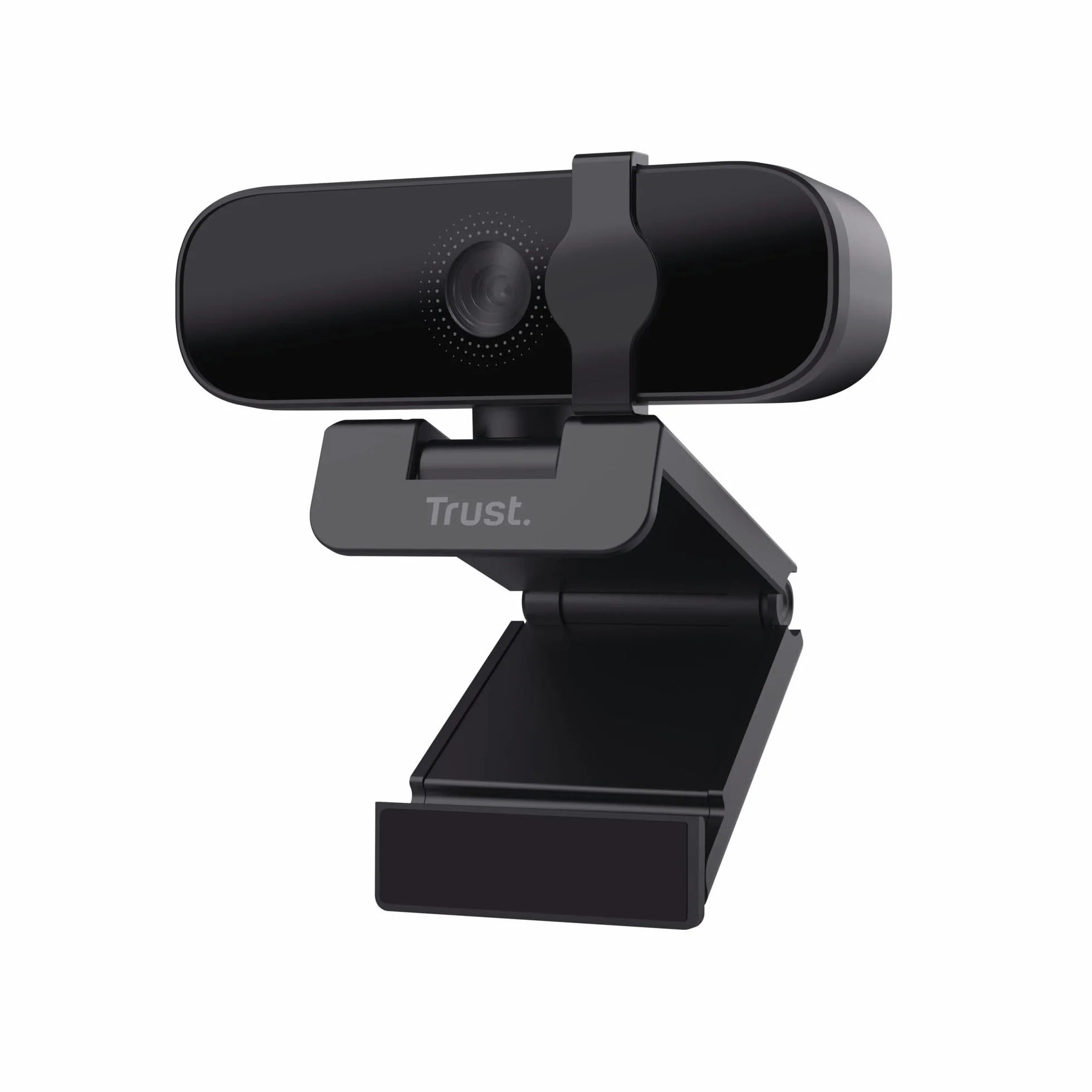 Trust Oran 1080p Webcam PC con Microfono, Web Camera PC USB con Filtro Privacy, Fuoco Fisso 30 FPS, Plastica Riciclata 85%, Videocamera Full HD per Laptop Desktop Mac Windows Skype Zoom Teams