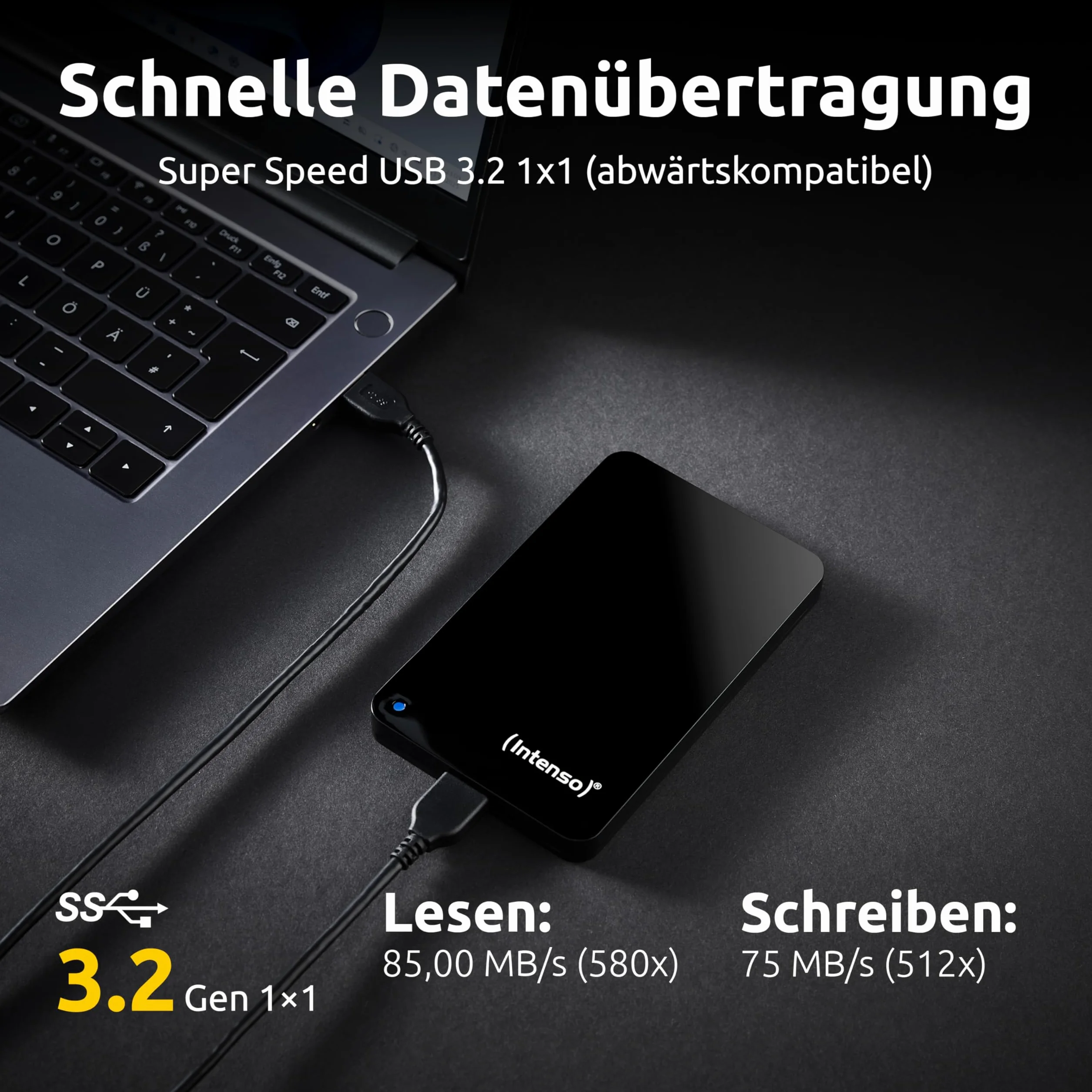 Intenso Memory Drive - 2, 5' External hard drive 2 TB