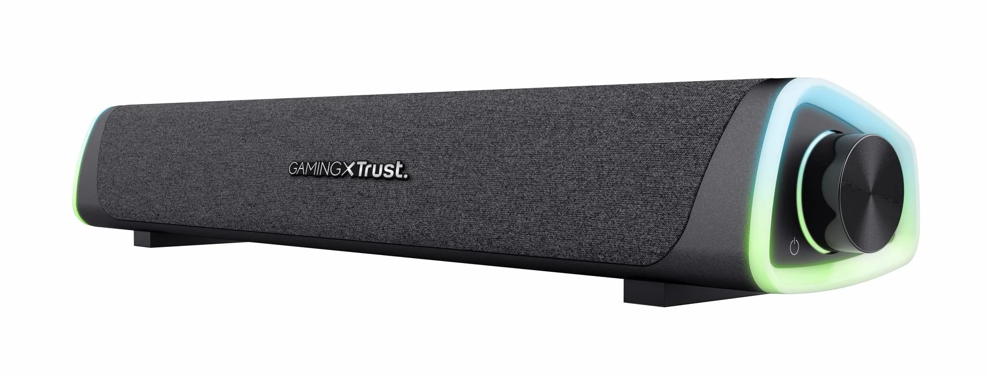 Trust Gaming GXT 620 Axon Soundbar Illuminata RGB 12W, Alimentazione USB, 3.5mm AUX, Altoparlanti, Casse PC per Computer, Laptop, Smartphone, Tablet, TV - Nero