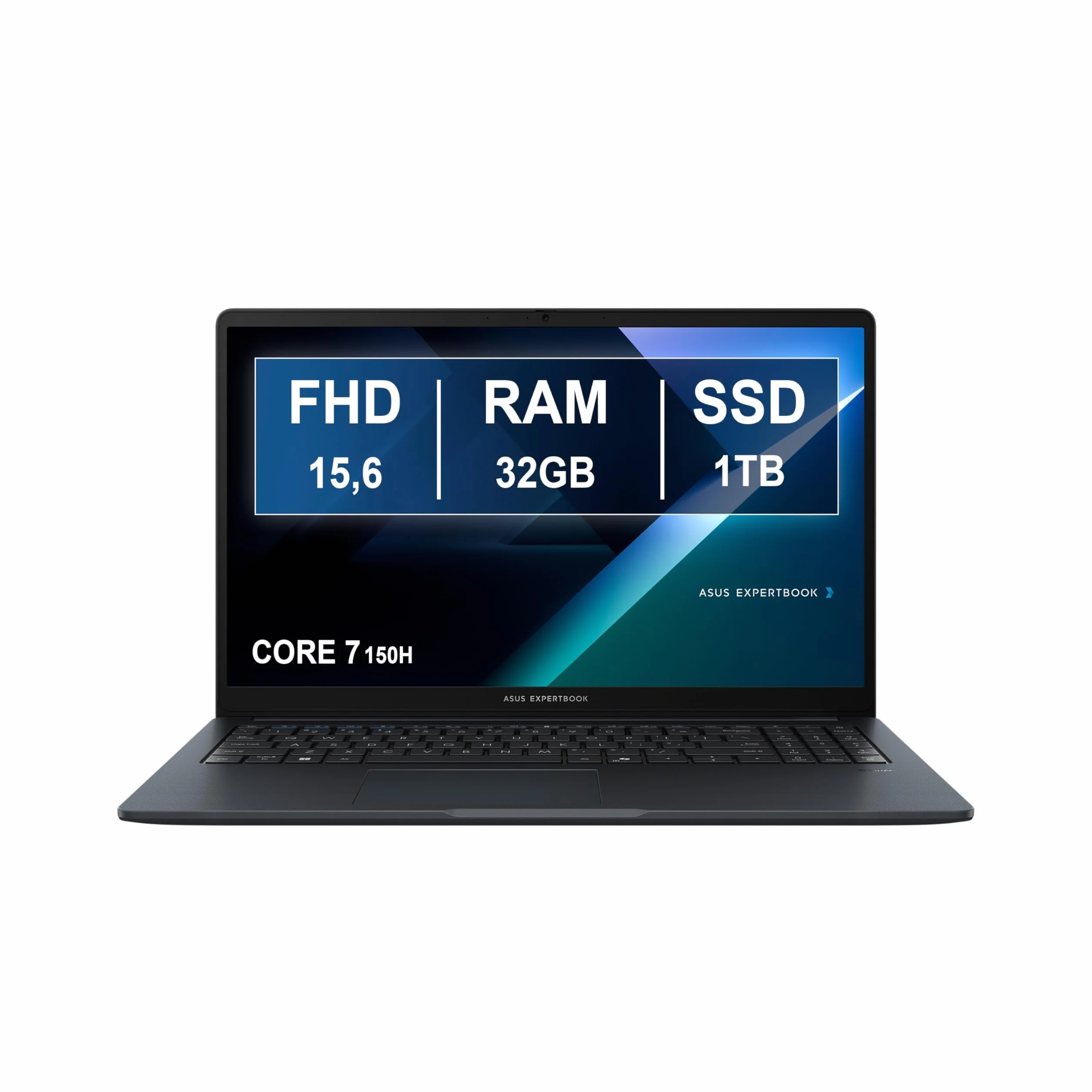 ASUS Notebook i7 15,6" FHD Intel Core 7-150U 10 Core 32GB RAM 1TB SSD Windows 11 Pro