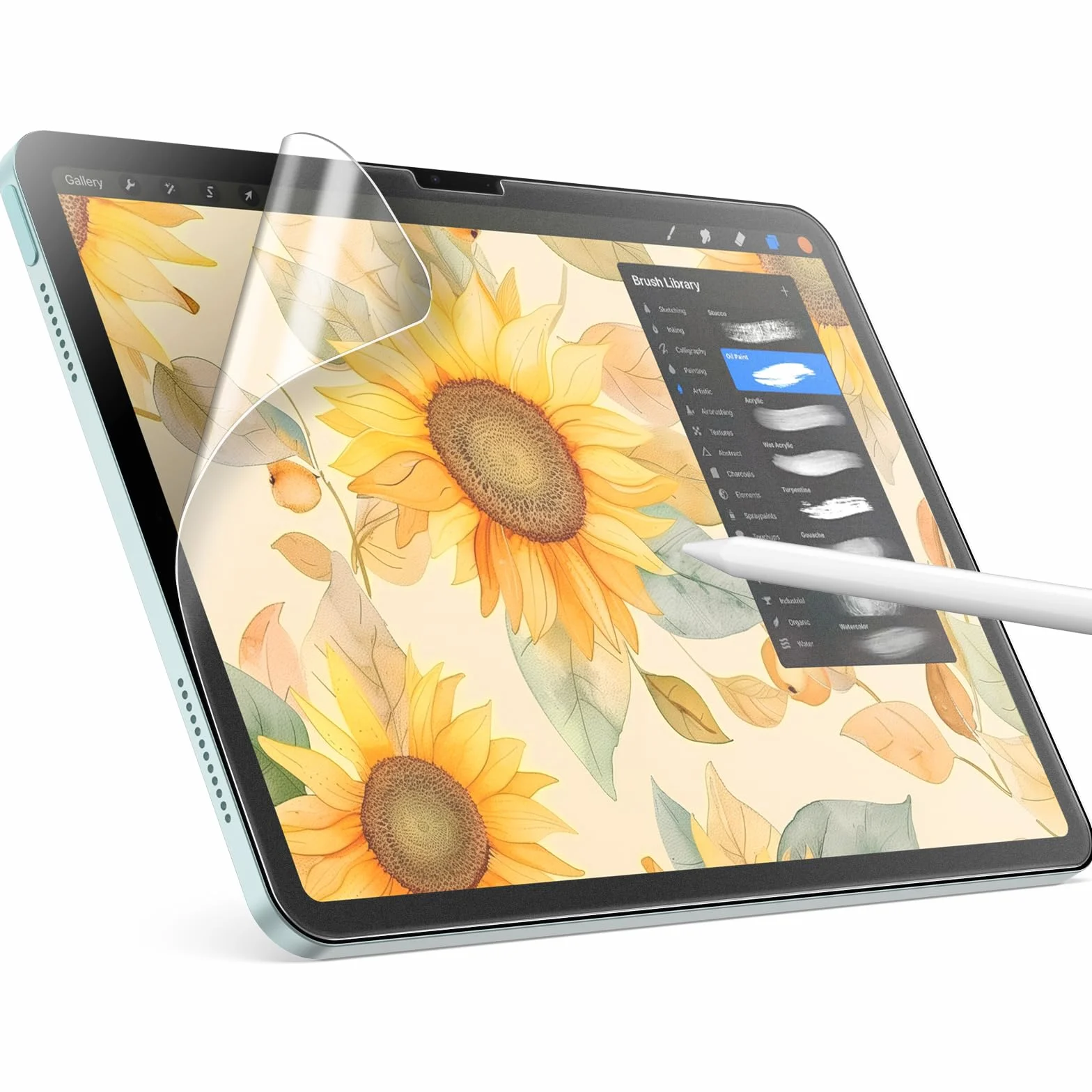 JETech Carta Pellicola Protettiva per iPad Air 11 Pollici M4/M3/M2, Antiriflesso, Opaca PET Film, Pacco da 1