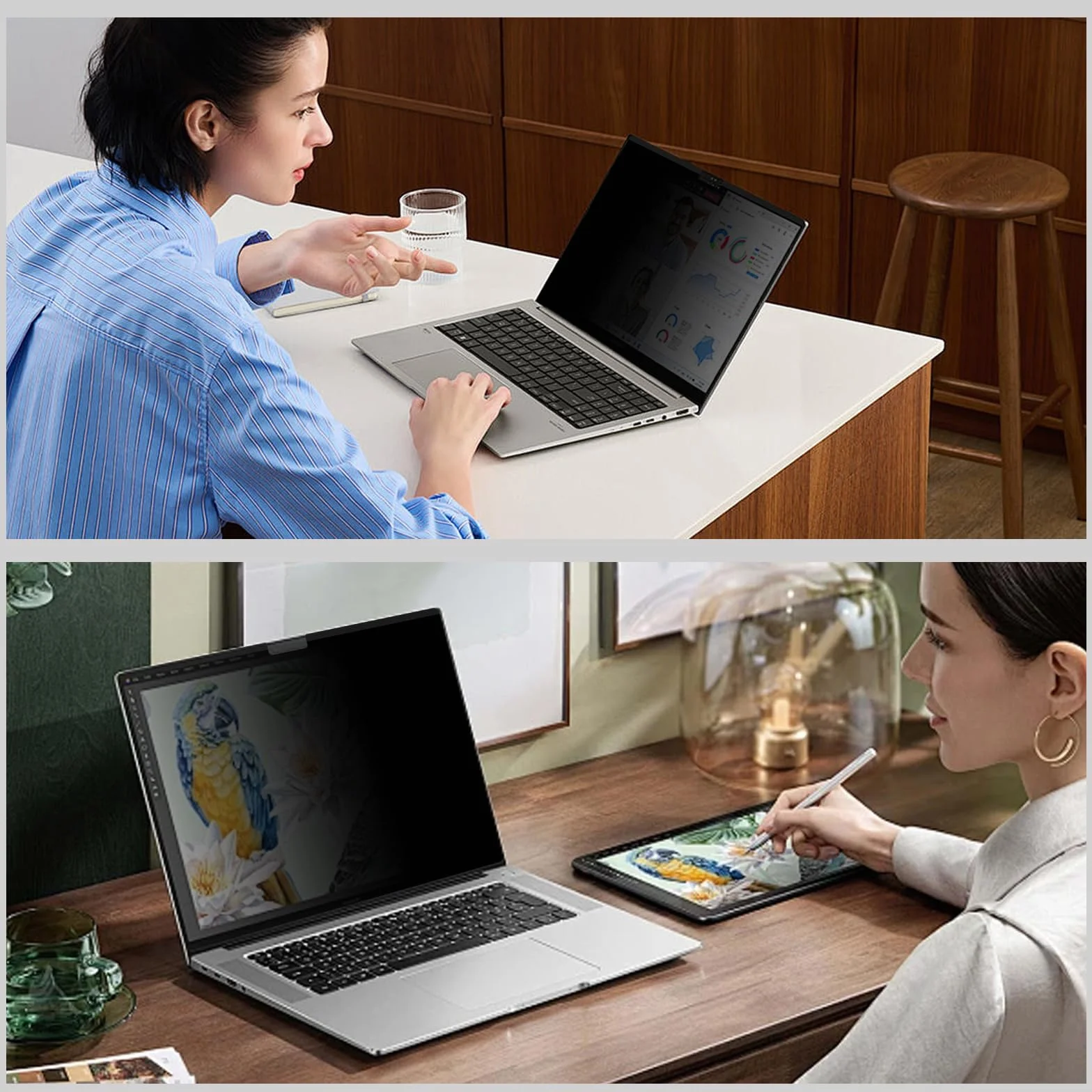 Filtro Schermo Privacy per MacBook Air 15 Pollici M5/M4/M3/M2 (2026/2025/2024/2023), Magnetico Pellicola Filtro Anti-Spia Rimovibile per MacBook Air 15" M5