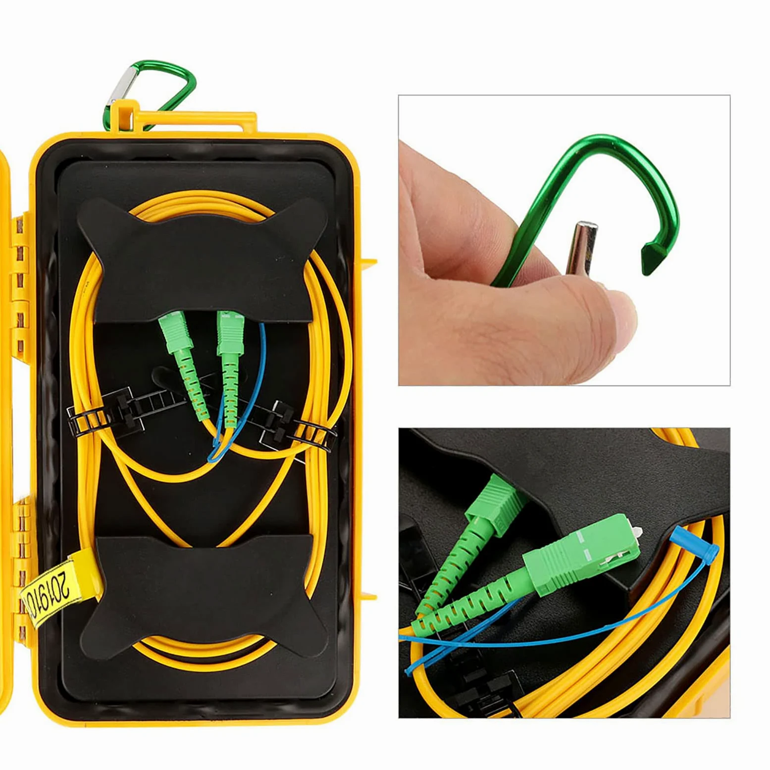 Cavo di provetta in fibra ottica OTDR OTDR cavo jumper box singolo in modalità in modalità da 2000 metro per test a lunga distanza