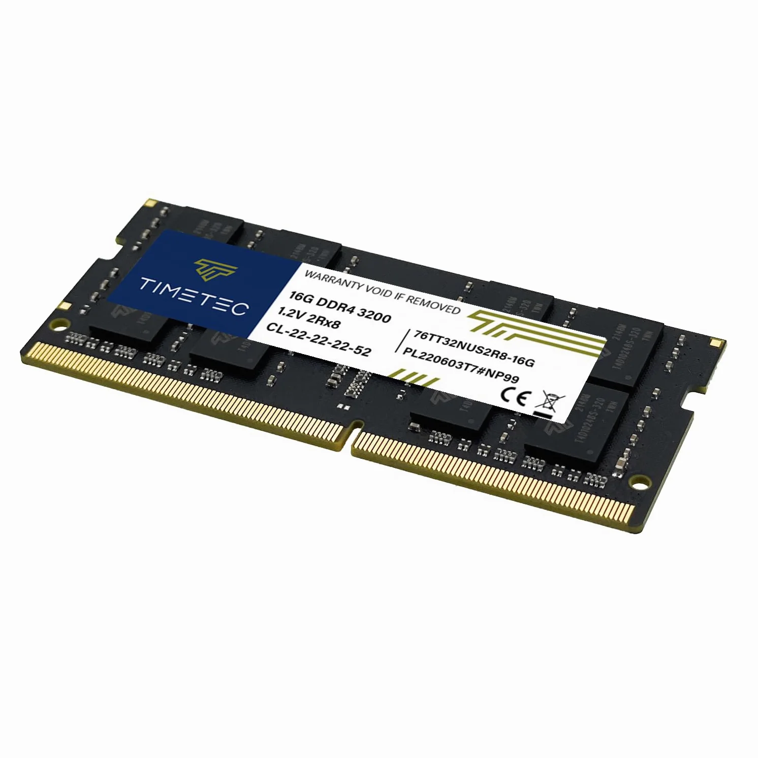Timetec 16GB DDR4 3200MHz PC4-3200AA SODIMM RAM per laptop PC