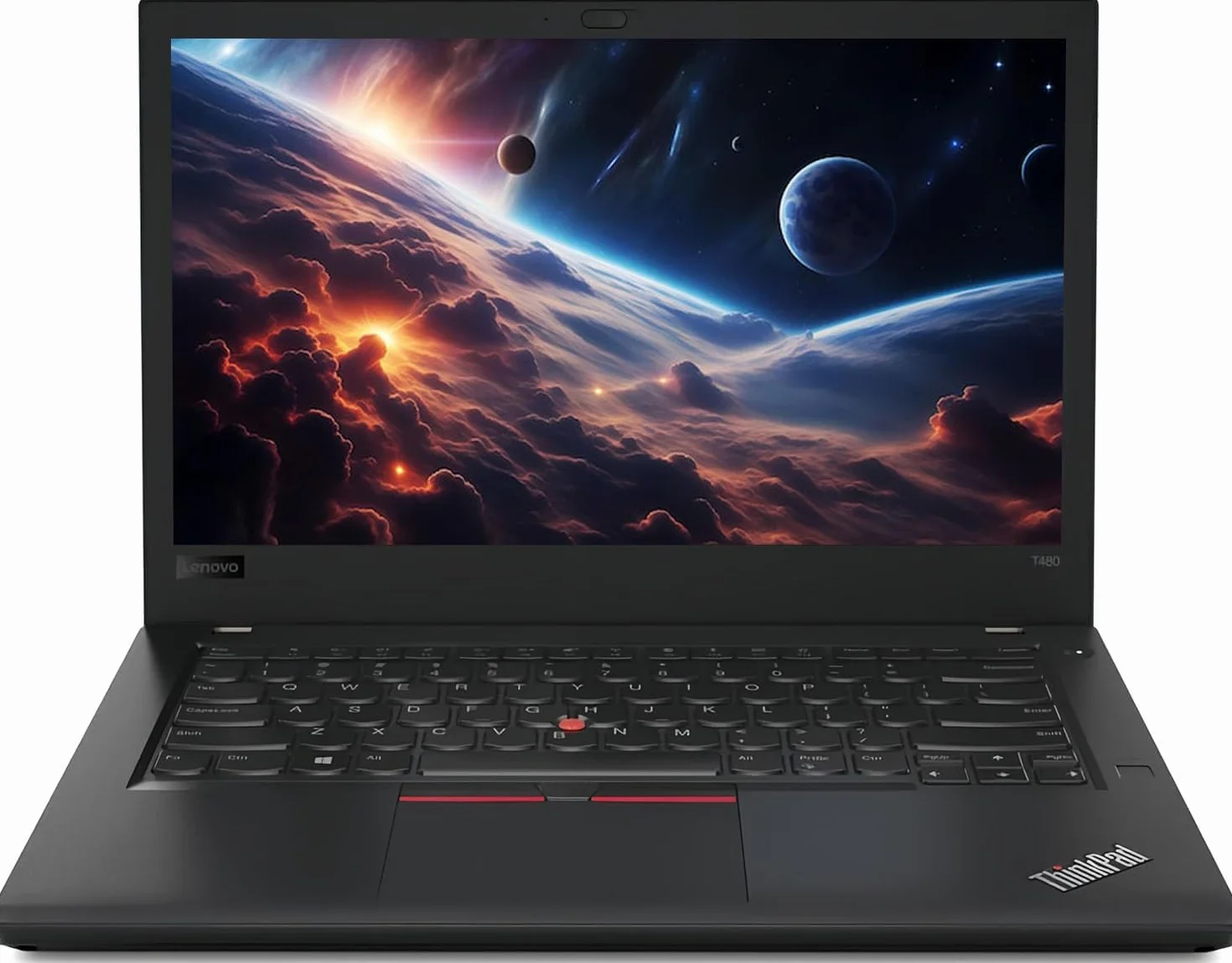 Lenovo ThinkPad T480 Business Laptop 14 Pollici FHD Notebook Intel Core i7-8650U, 8 GB RAM, 256 GB SSD, tastiera US QWERTY Windows 11 Pro (ricondizionato)