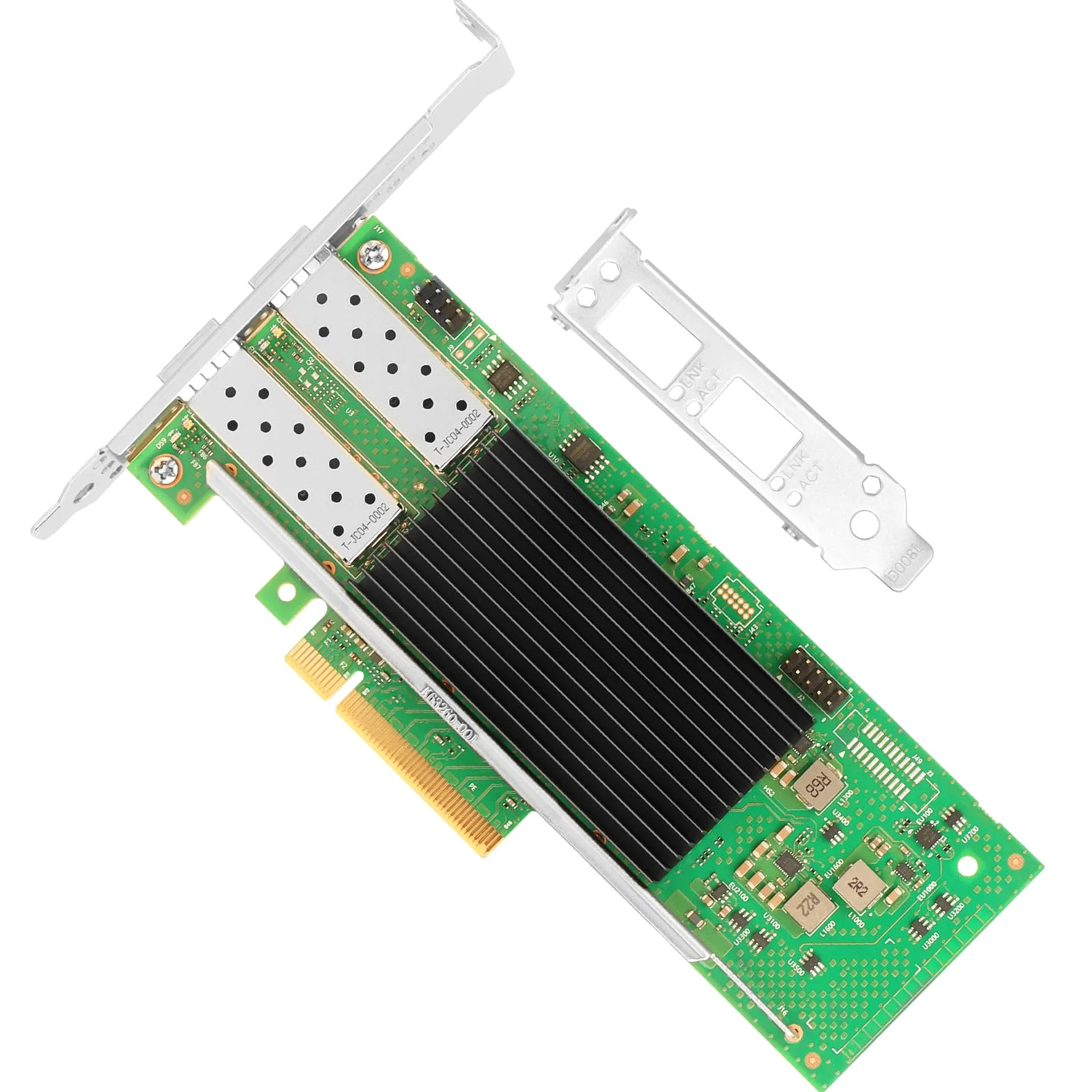 PCIe Ethernet Network Card for Intel E810-XXVDA2 E810 Chipset PCIe 4.0 X8 25Gb Dual Port SFP28 LAN Card Support Windows Server/Windows/Linux/VMware/ESX
