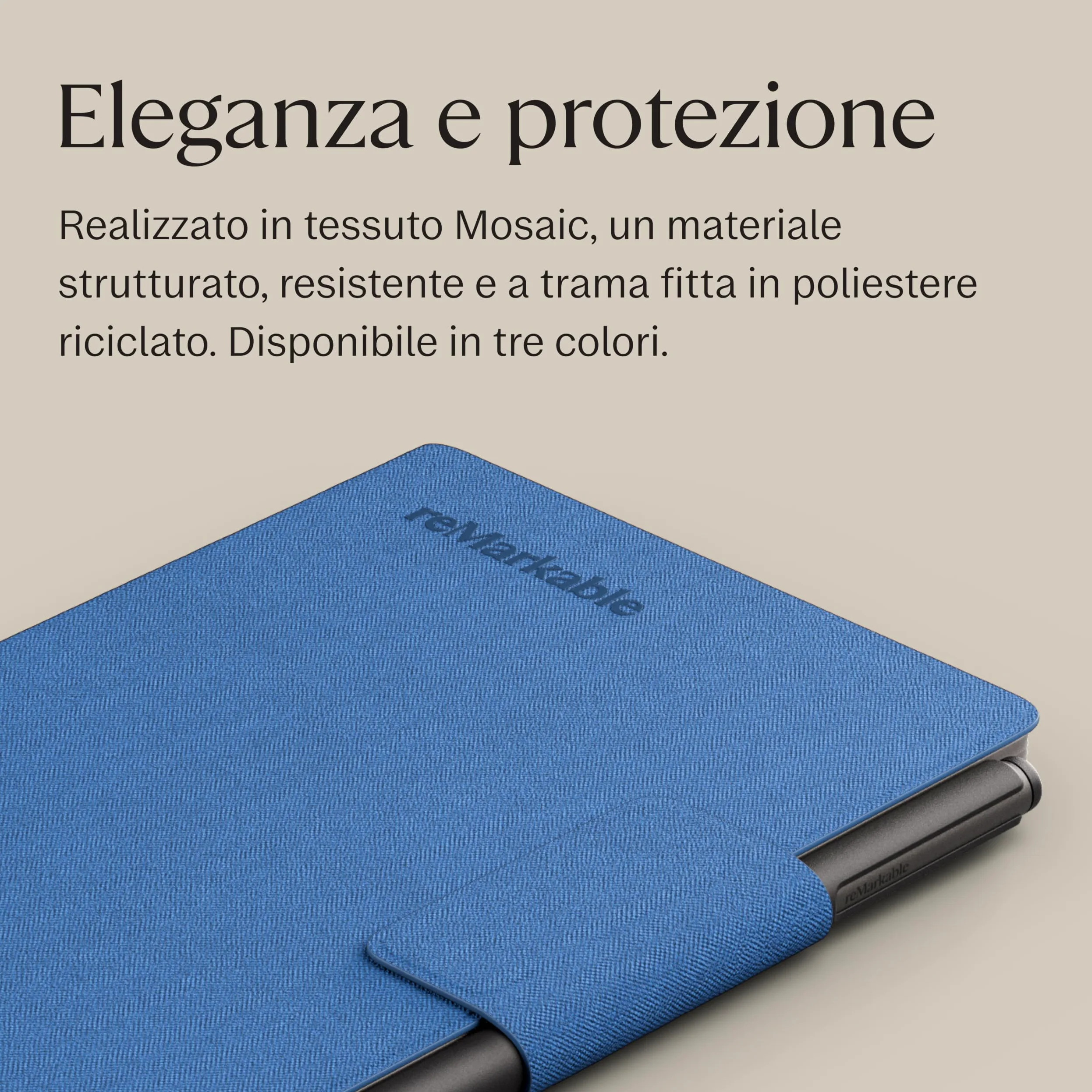 reMarkable Book Folio | Custodia polimero per Paper Pro Move | Cobalt