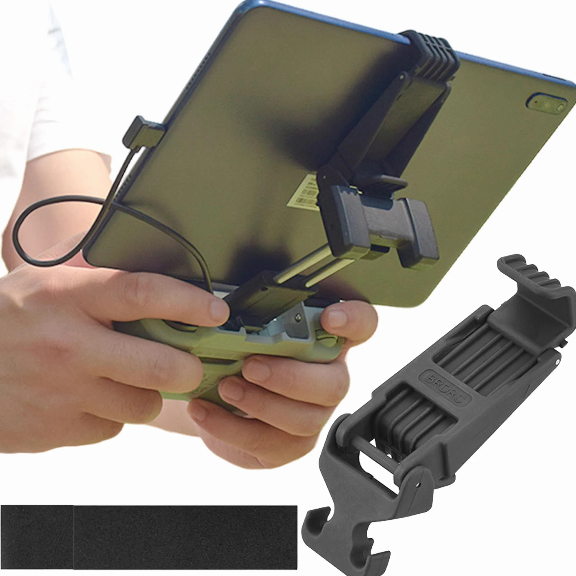 Telecomando Supporto Piatto Pieghevole per Tablet - Nero