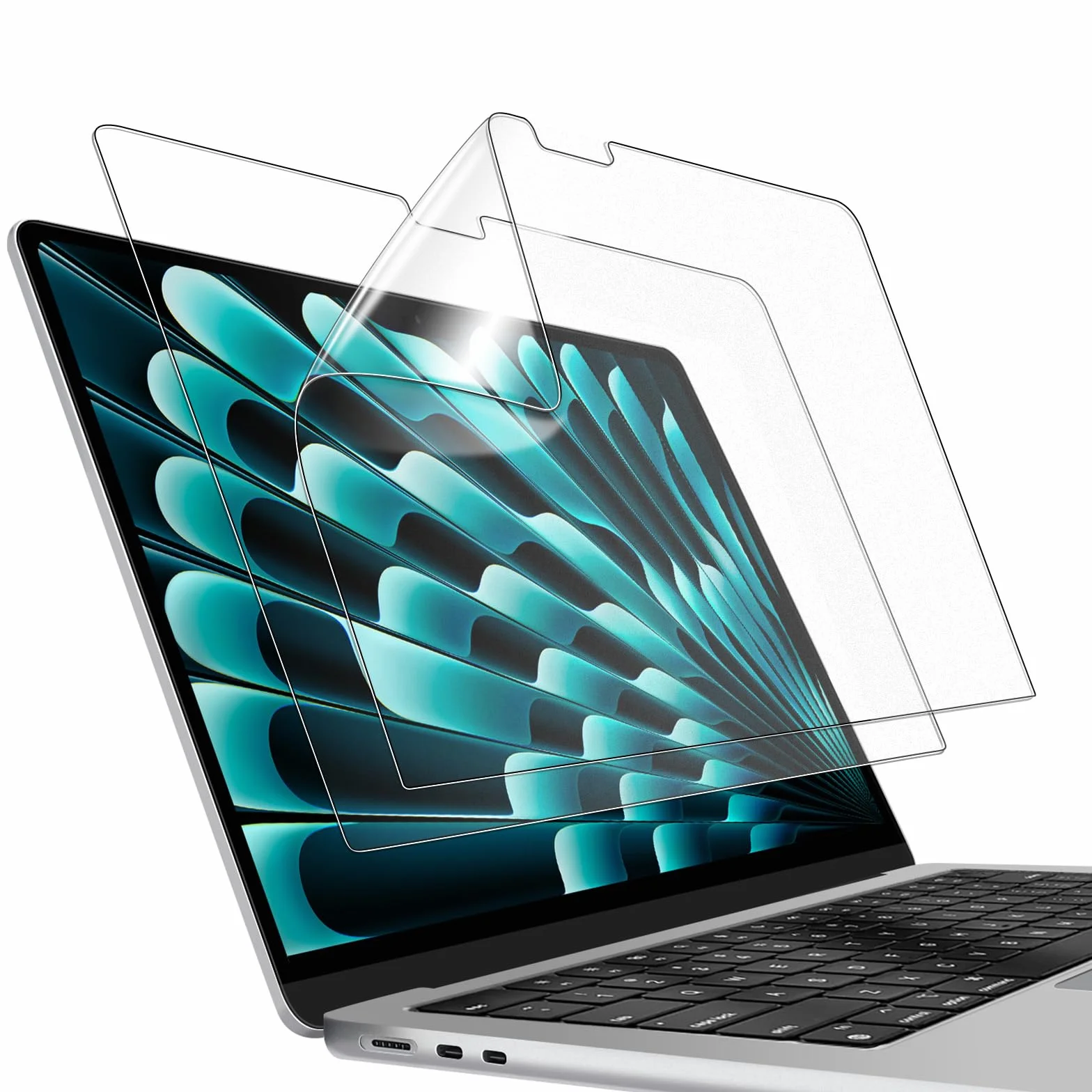 JETech Pellicola Protettiva per MacBook Air 13 Pollici M2-M5 2022-2026 Antiriflesso Opaca 2 Pezzi