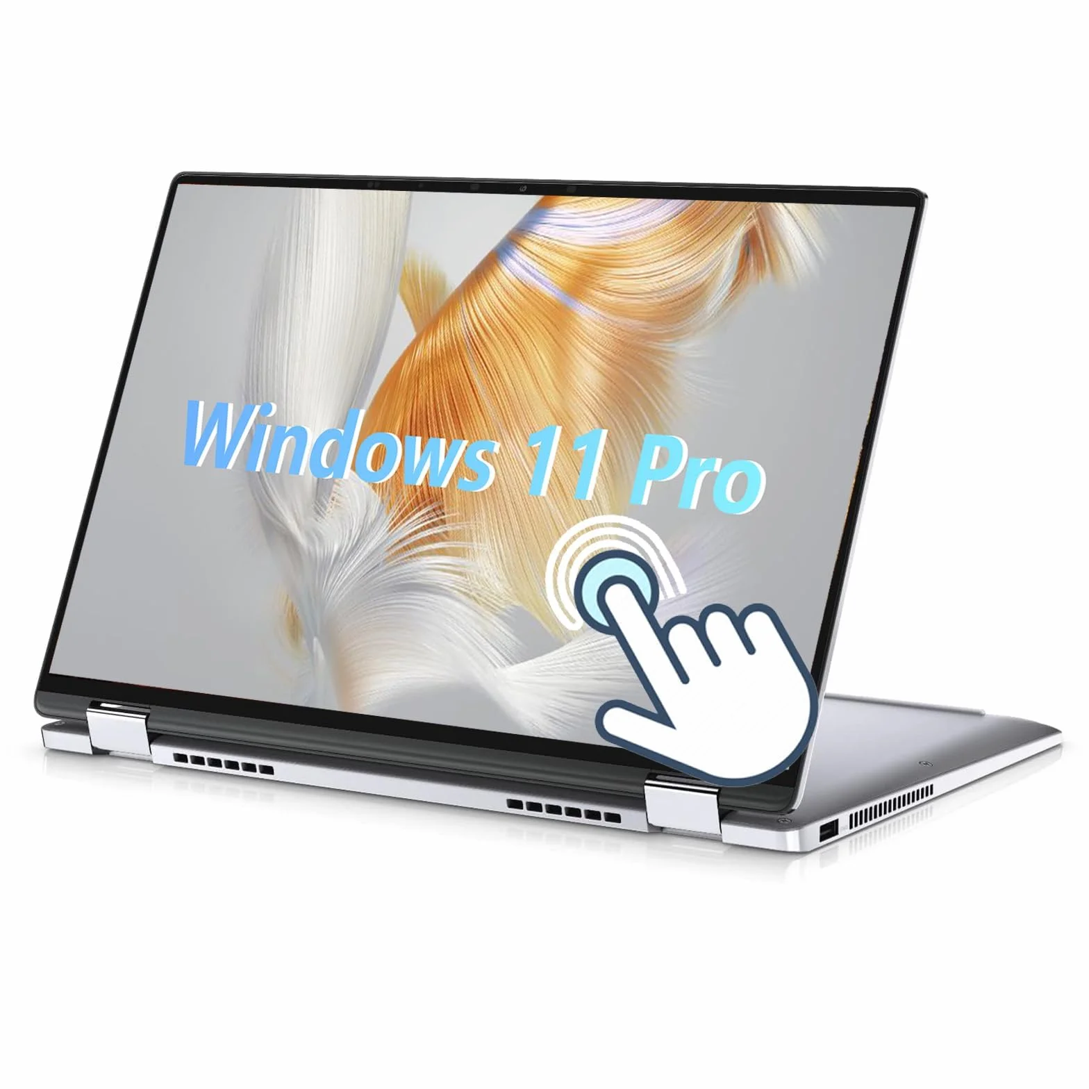 Dell Latitude 7400 2 in 1 Touch Screen Laptop Laptop 14 Pollici FHD (1920 x 1080), Intel Core i5-8365U, 8 GB di RAM, SSD da 256 GB, tastiera QWERTY americana, Windows 11 Pro (ricondizionata)