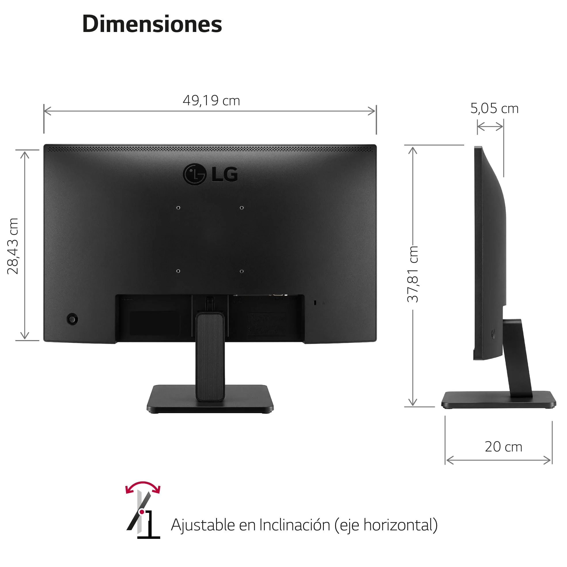 Lg 22mr410-b 21.4´´ Full Hd Ips Led 75hz Monitor One Size