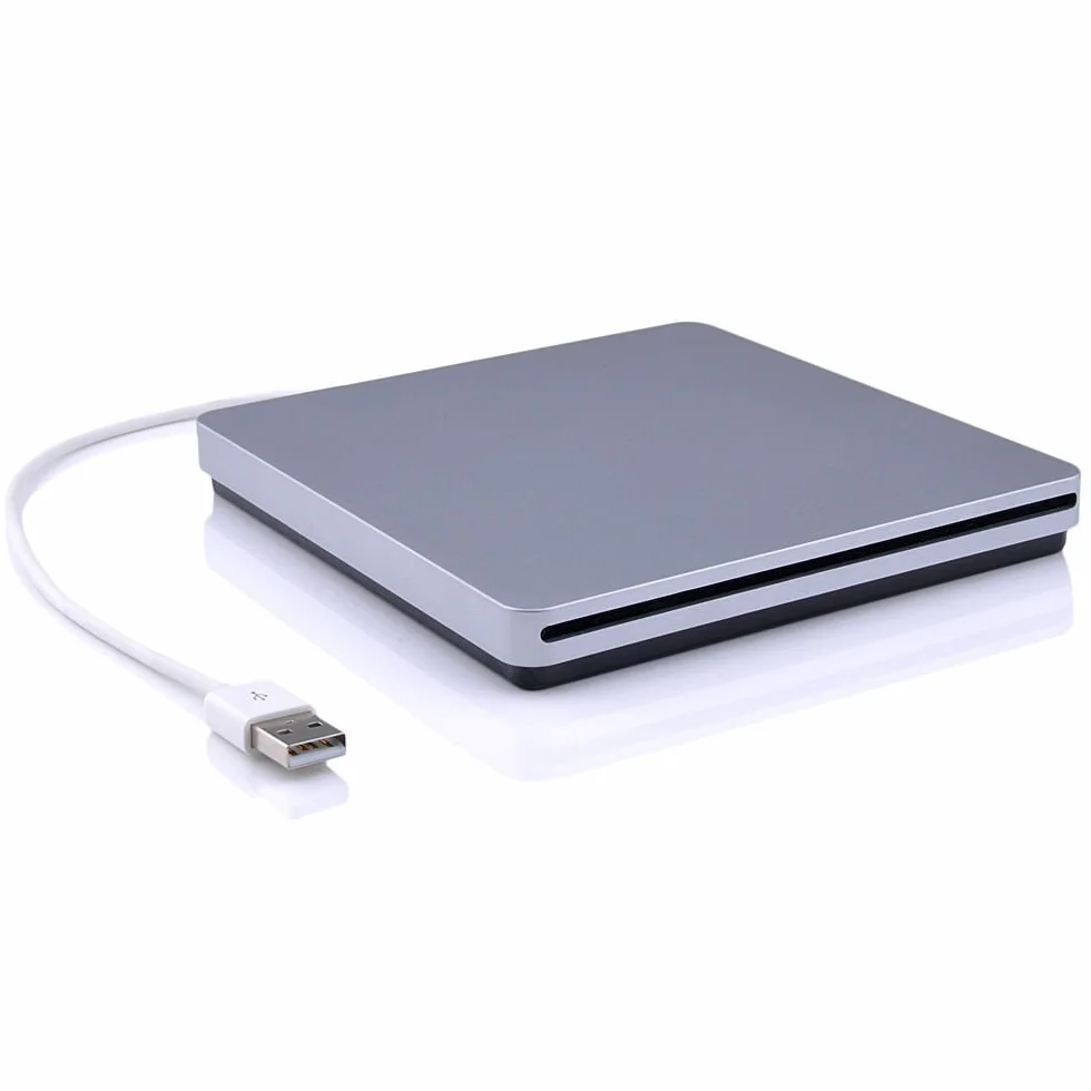 CYBERNOVA Masterizzatore e lettore esterno CD-RW DVD-RW, slim slot USB, compatibile per MacBook Air Pro,Macbook Air, tutti i PC portatili con porta USB