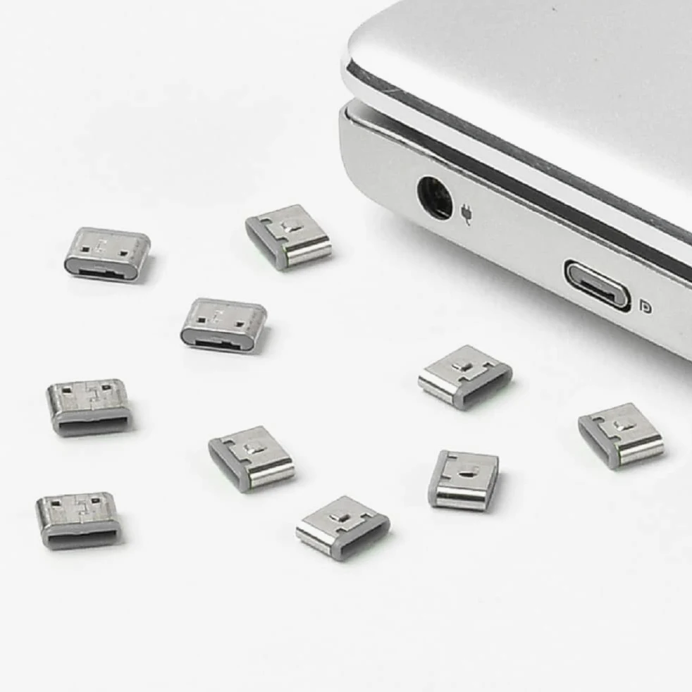 SmartKeeper Essential, 10 blocchi porta USB C, colore: grigio