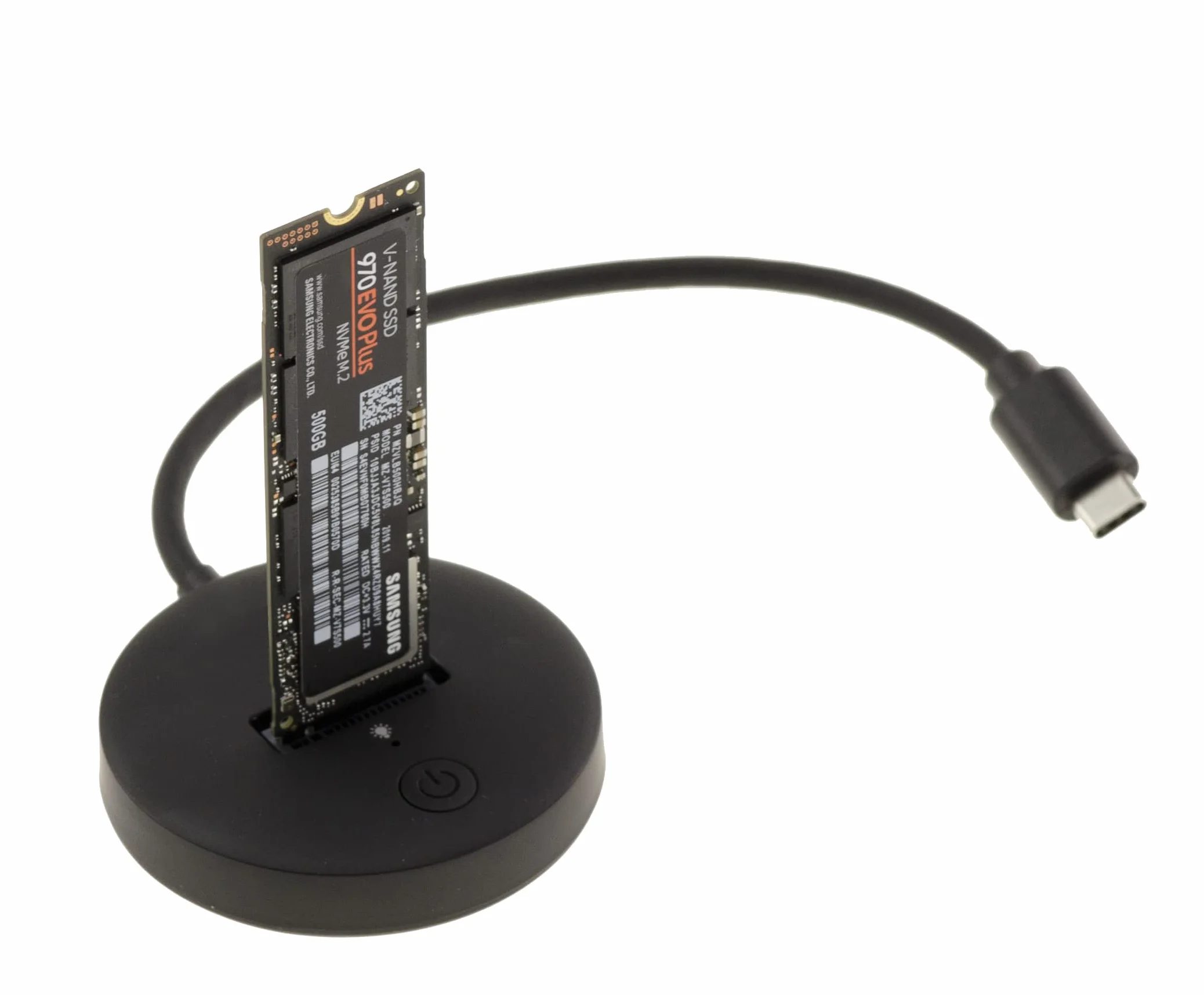KALEA-INFORMATIQUE Dock USB per SSD M2 di tipo NVMe. Collegamento USB3.2 Gen2 da 10 GB con connettore C. Supporto UASP e Trim.