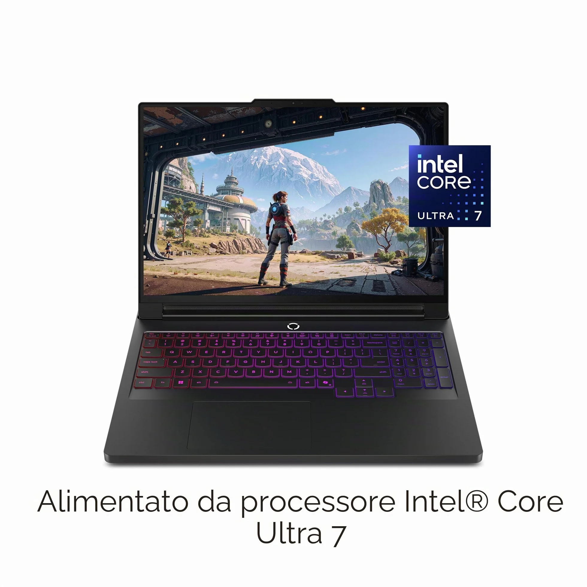 Lenovo Legion Pro 7i – Notebook da Gaming con Intelligenza Artificiale – Intel® Core Ultra 7 255HX – Display OLED WQXGA PureSight da 16" – 240Hz – NVIDIA® GeForce RTX™ 5070 Ti – Memoria 32GB