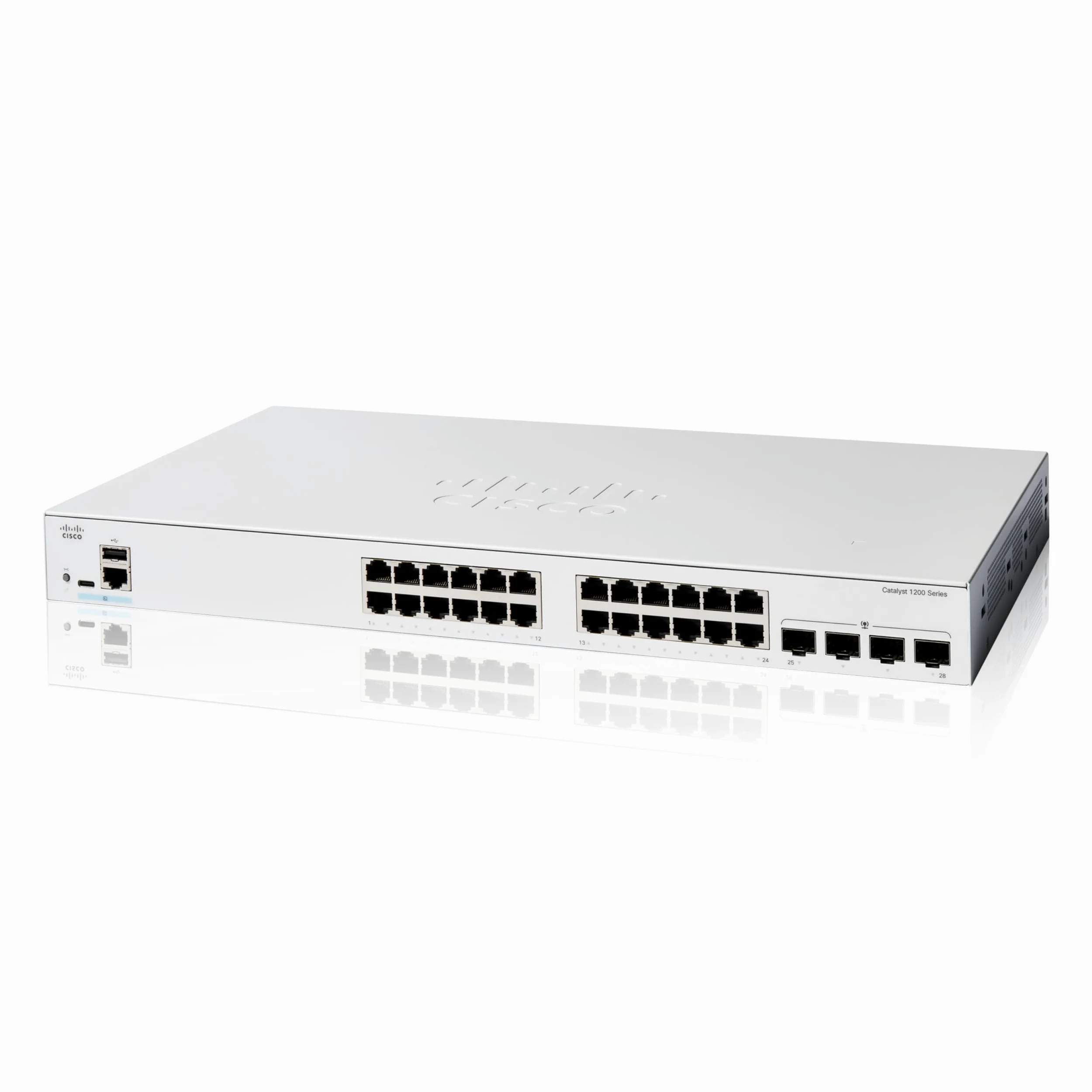 Cisco C1200-24T-4G switch di rete Gestito L2/L3 Gigabit Ethernet (10/100/1000) Bianco