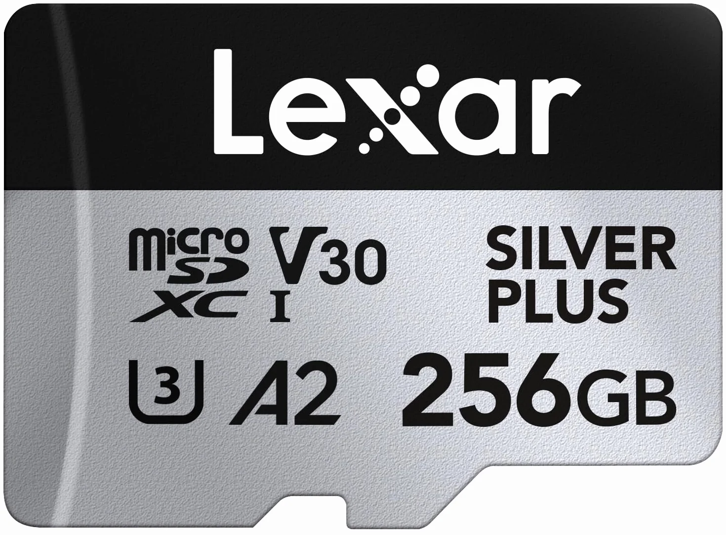 Lexar Silver Plus Scheda di memoria Micro SD 256 GB 205 MB/s microSDXC UHS-I C10 U3 A2 V30 4K UHD