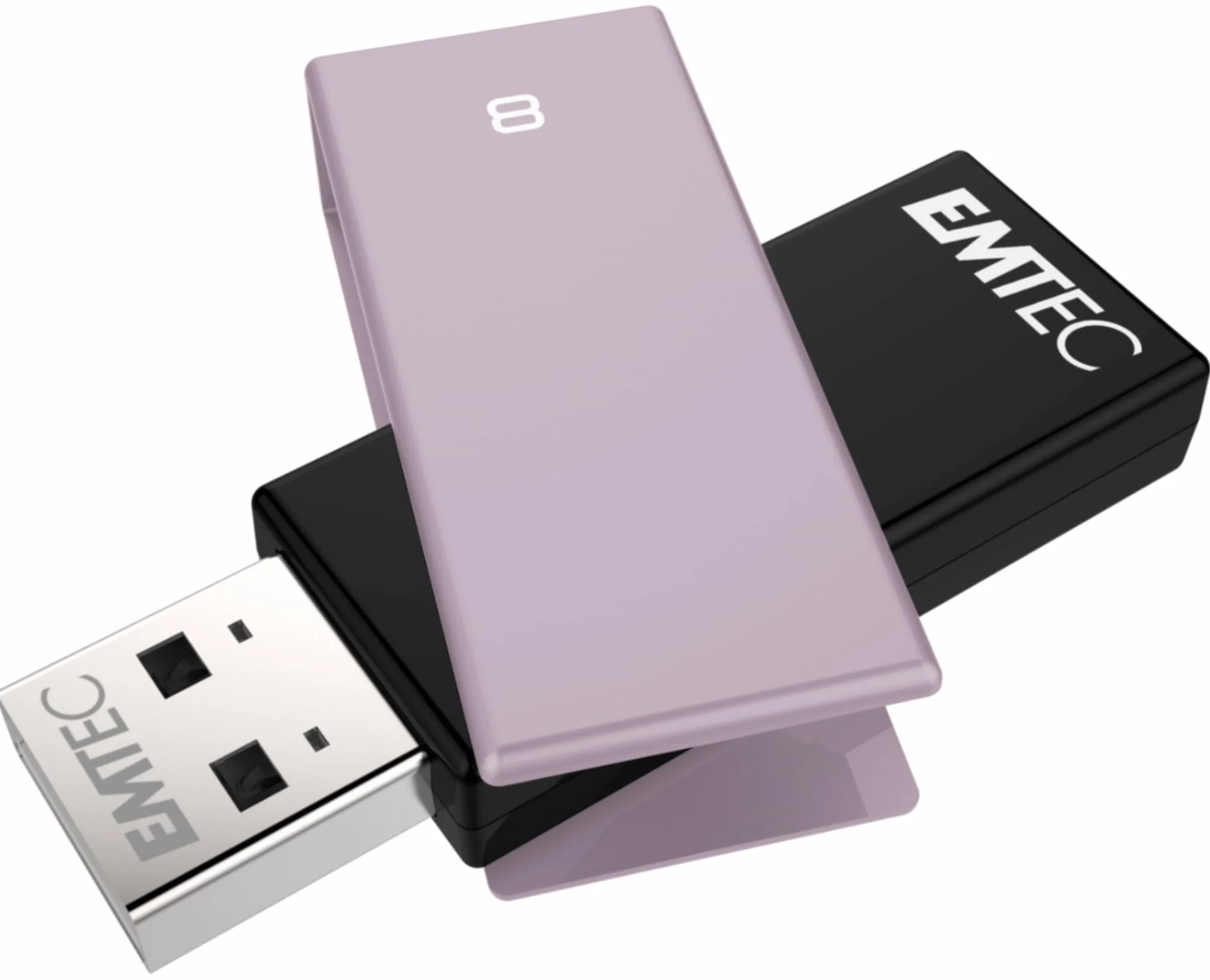 Emtec C350 Brick 2.0 8 GB USB typu A Nero Porpora