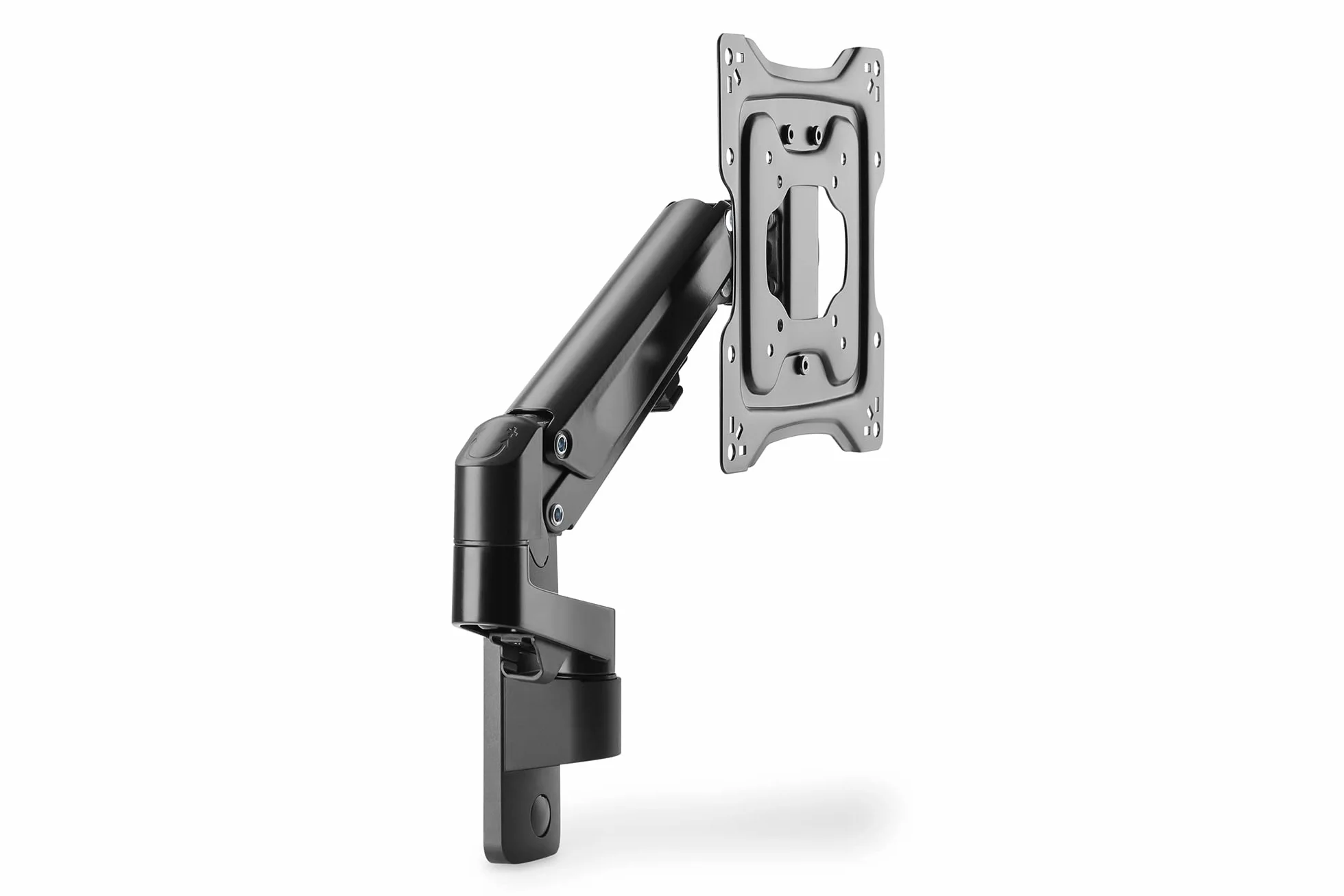 DIGITUS supporto a parete per monitor con molla a gas e braccio girevole - per schermi da 17-43" - carico massimo 23kg - VESA 75x75/100x100 - orientabile, inclinabile, girevole e regolabile in altezza