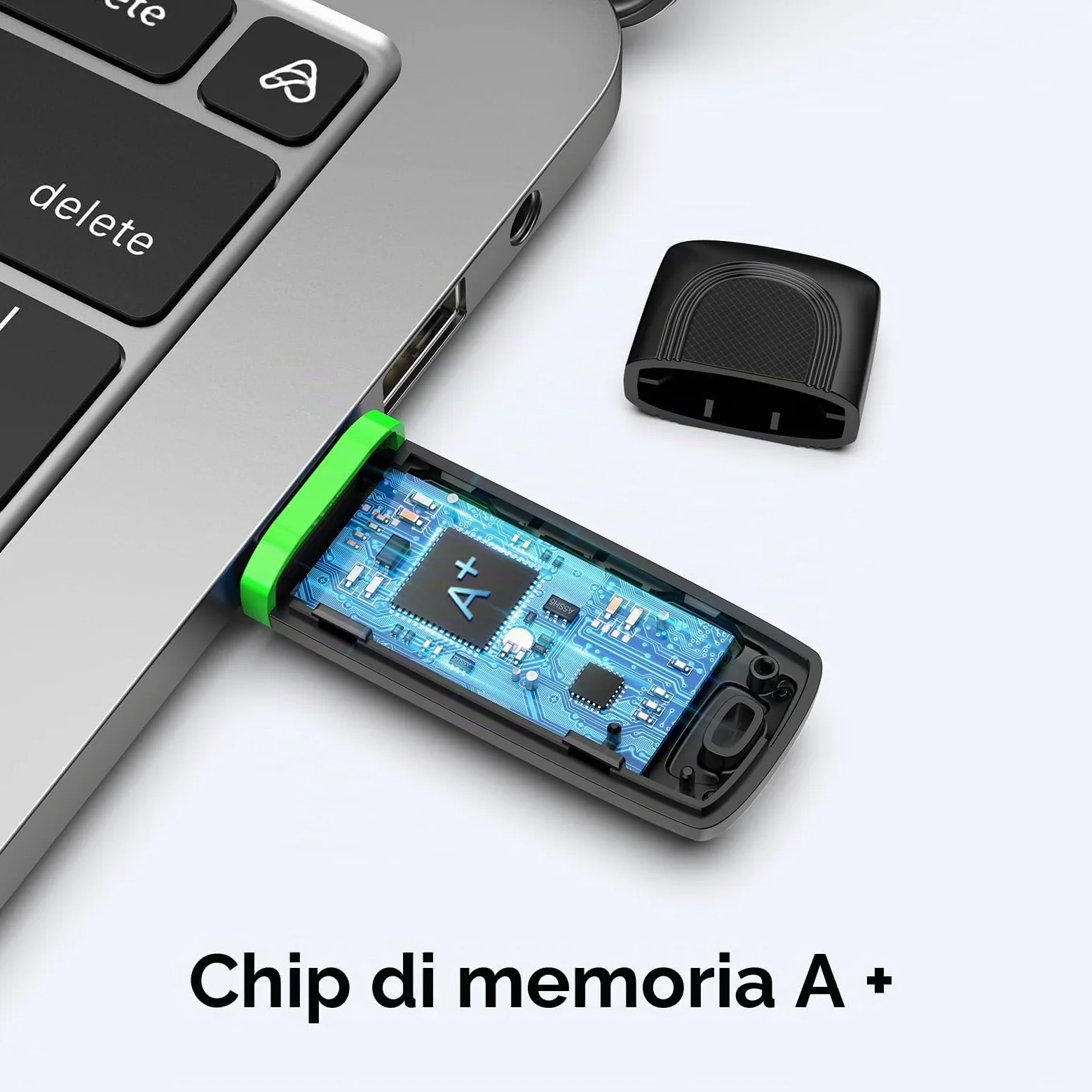 KEXIN 32 GB Chiavetta USB 10 Pezzi USB Pen Drive Chiavette USB Cap Penna Memoria Flash Unità Pennetta Thumb Drive Pendrive Memoria Stick USB Flash Drive Per PC Tablet TV Auto (Verde)