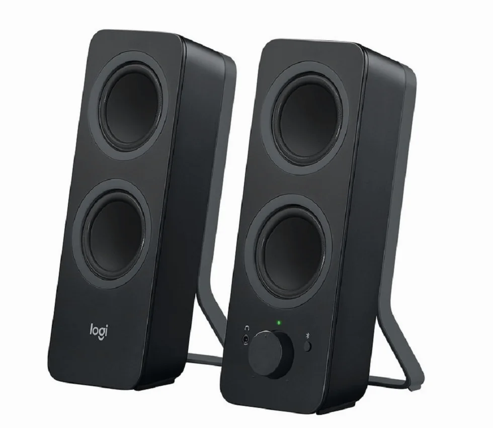 Logitech Z207 Altoparlanti per PC Wireless Bluetooth, Audio Stereo, 10 Watt, Ingresso Audio 3.5 mm, Jack per Cuffie, Multidispositivo, Easy Switch, Presa UK, PC/TV/Smartphone/Tablet, Nero