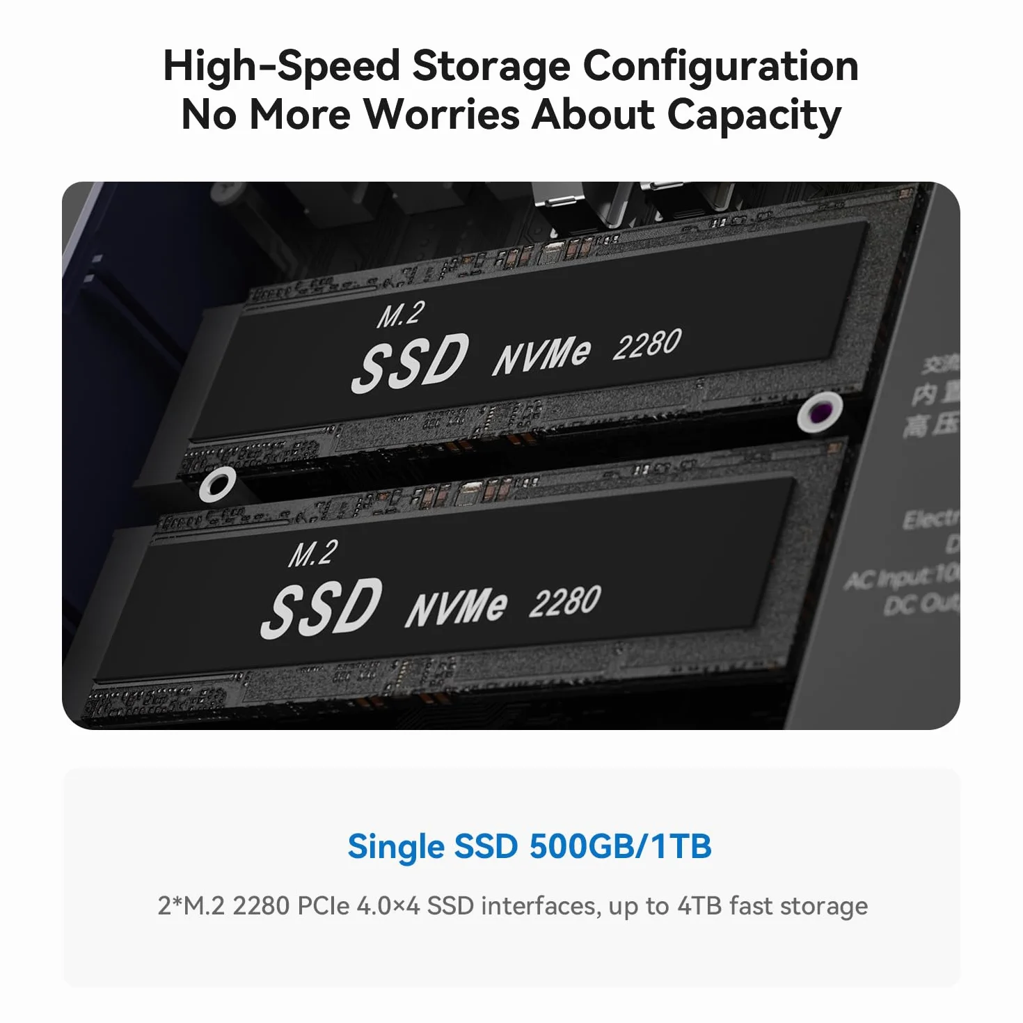 Beelink EQi13 Mini PC Intel Core i5 13500H 16GB DDR4 500GB SSD Windows 11 Pro 4K Dual Display WiFi 6