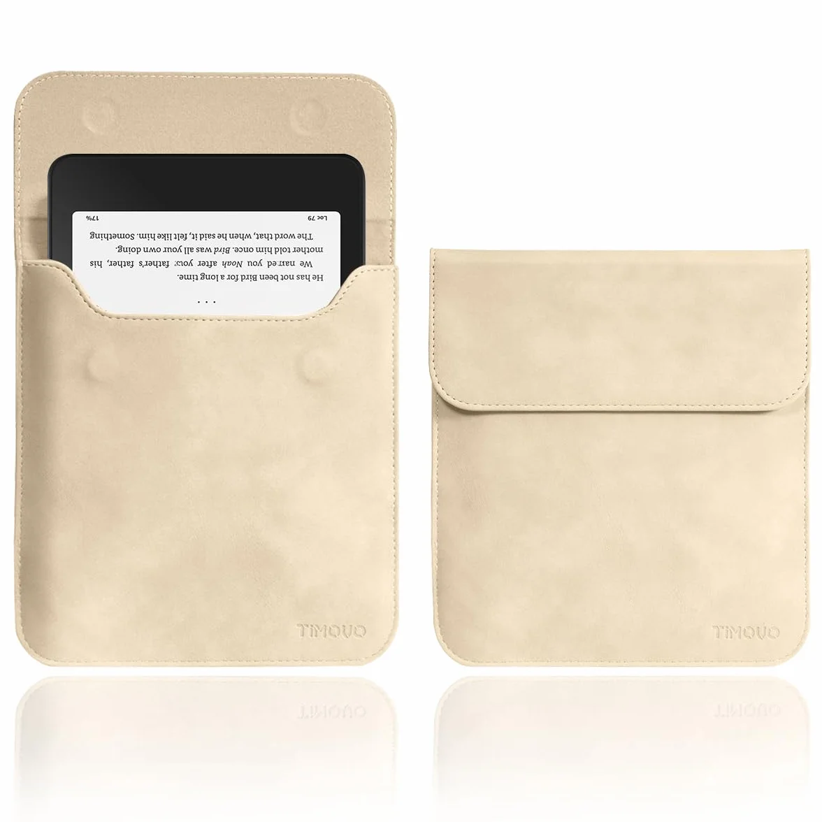 TiMOVO Custodia per E-Reader, 7"/6,8" Paperwhite (12ª/11ª generazione – 2024/2021) e Colorsoft Signature Edition, Borsa Protettiva per Dispositivi Kobo, Albicocca