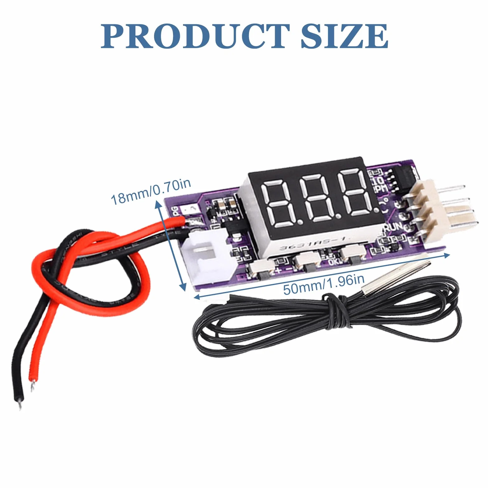 2 moduli PWM Fan Speed Control, DC 12 V, 3 A, 4 fili, controllo ventola con sonde, controller PWM, regolatore automatico della temperatura, sensore NTC, modulo di controllo della velocità della