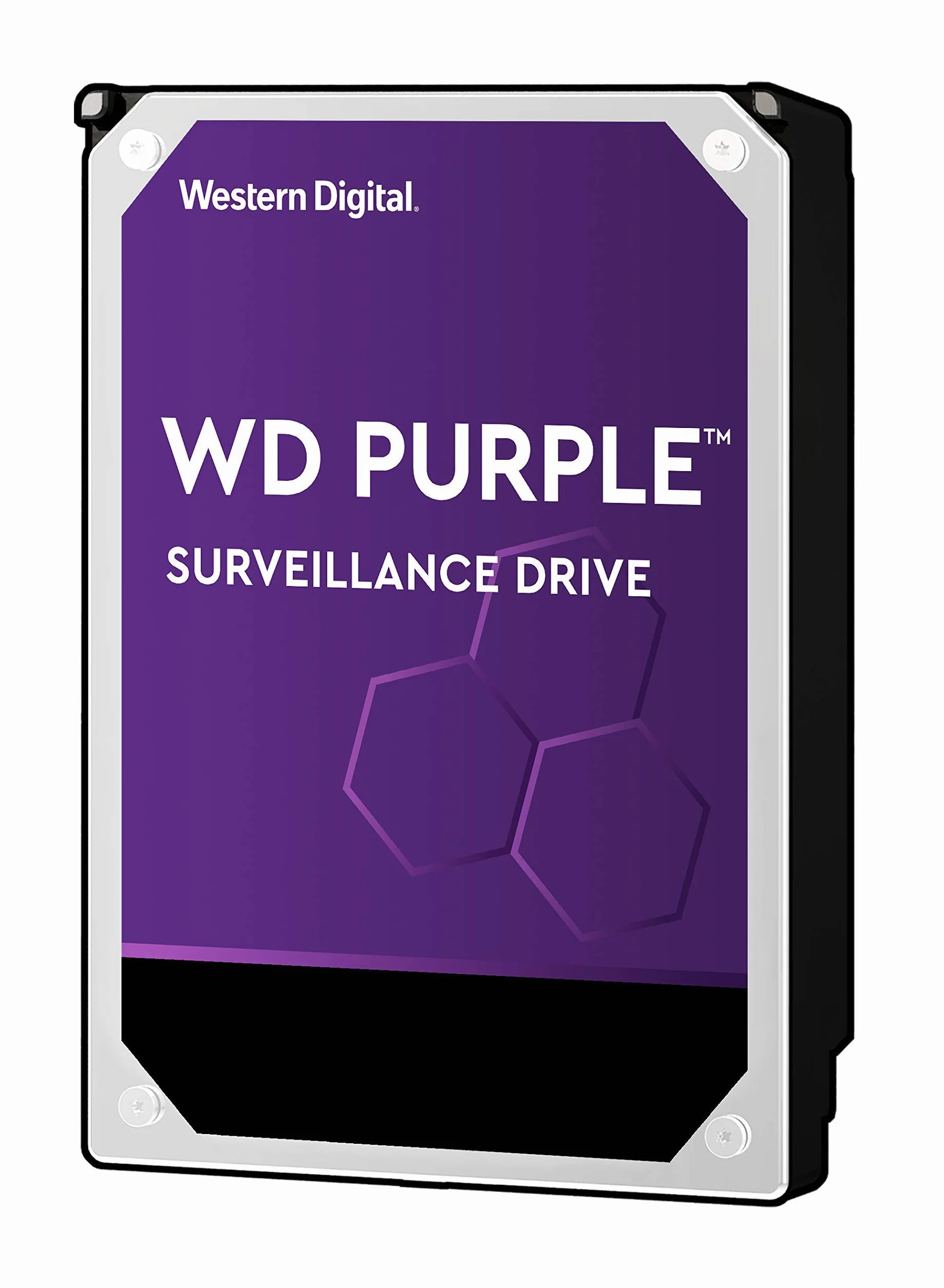 Western Digital WD20PURZ WD Purple Hard Disk per Videosorveglianza con Tecnologia Allframe 4K 3.5 Pollici SATA 6 GB/s 180TB/Anno, 64 MB Cache, 5400 RPM, 2 TB, Grigio
