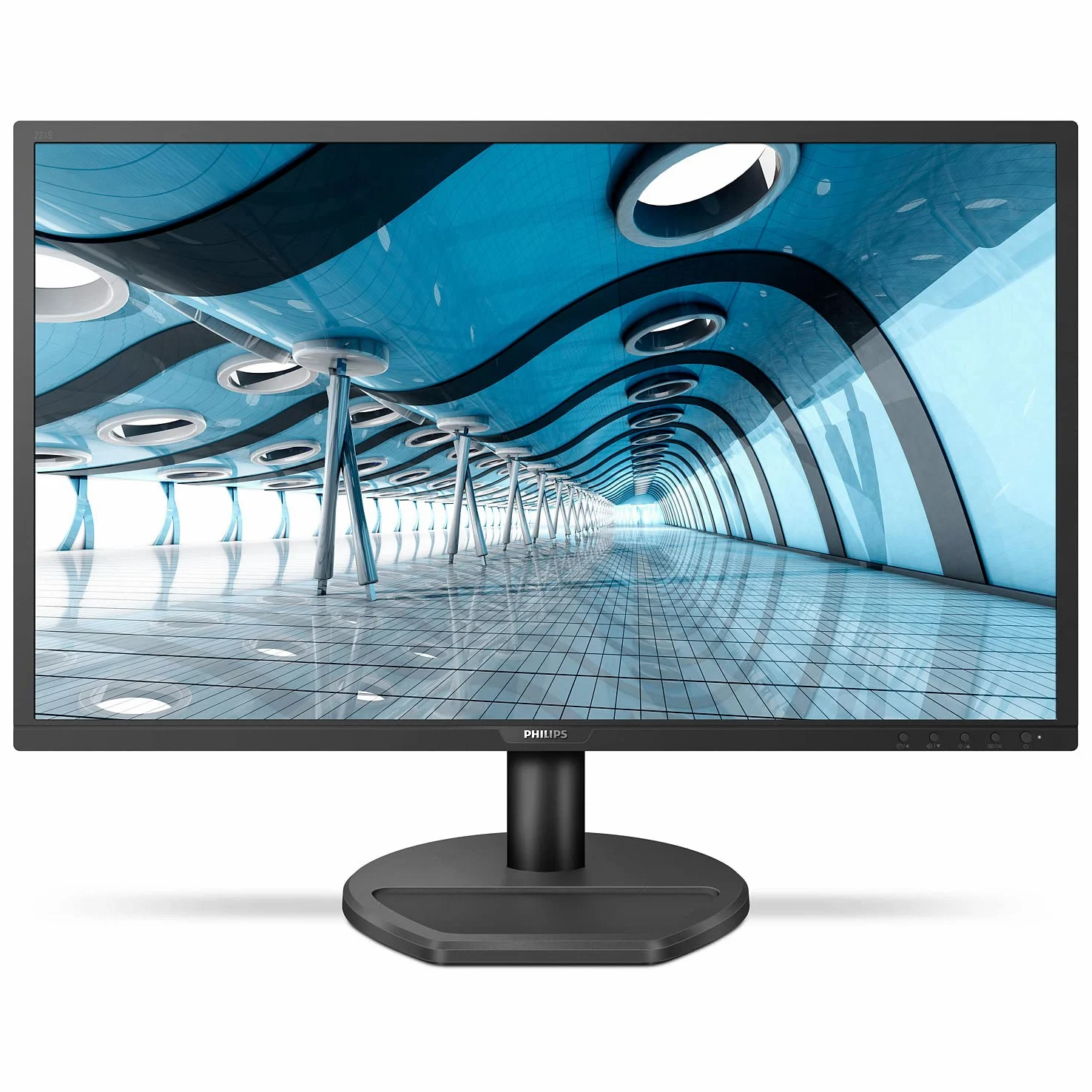 Philips - MMD Monitors Italia Gaming Monitor 221S8LDAB, 22" LED, Full HD, 1 ms, Casse Audio Integrate, HDMI, DVI, VGA, Low Blue Light Protezione Occhi, Flicker Free, VESA, Nero