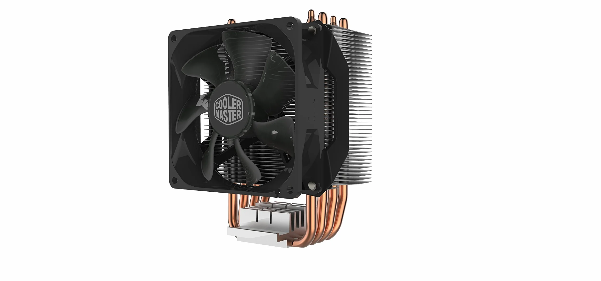 Cooler Master Hyper H412R Dissipatore Aria per CPU - Raffreddamento Basso Profilo, Tecnologia a Contatto Diretto, 4 Tubi di Calore, Dissipatore Compatto con Ventola PWM 92mm - Compatibile AMD e Intel