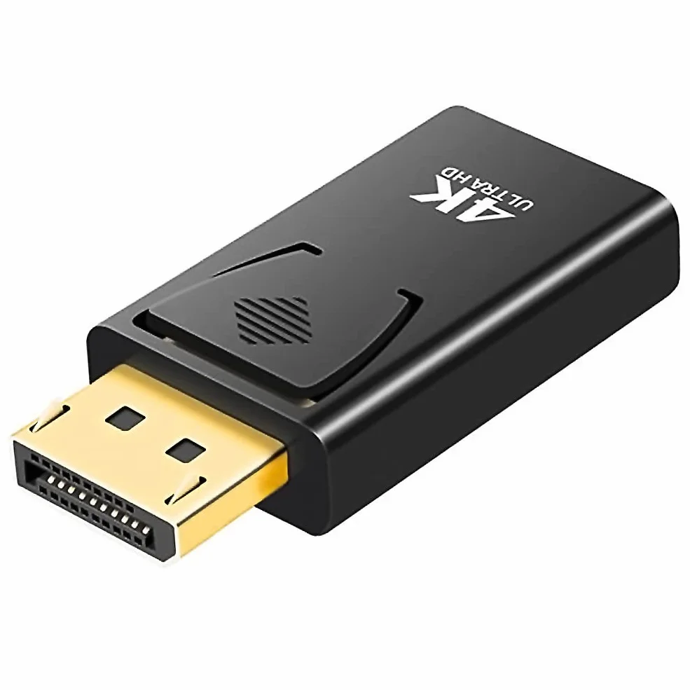 Mepsies Adattatore DisplayPort a HDMI 4K Convertitore DP a HDMI Adattatore DisplayPort Maschio to HDMI Femmina per PC, TV, Monitor e Proiettore