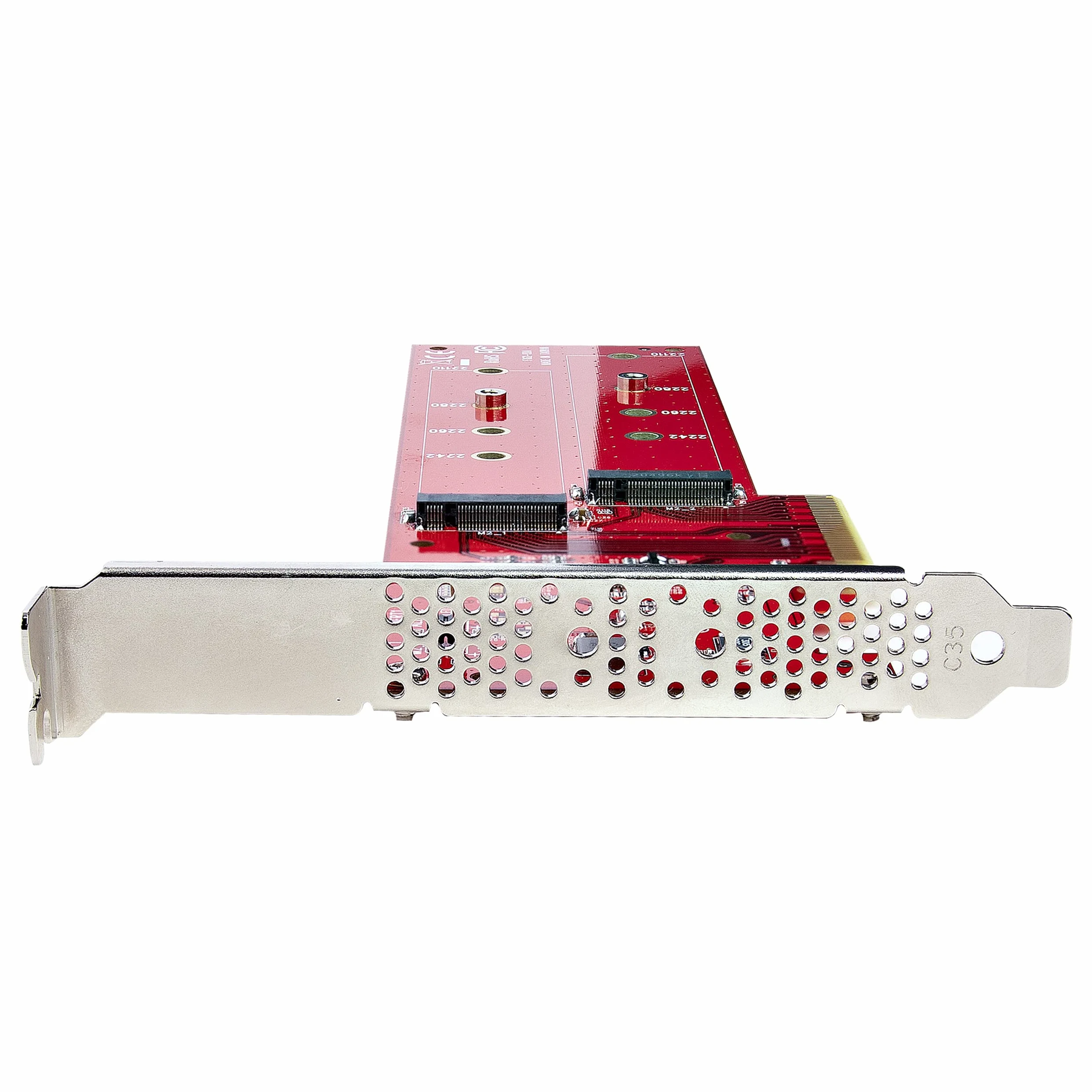 StarTech Scheda Doppia M.2 NVMe PCIe 4.0 x8/x16 SSD (DUAL-M2-PCIE-CARD-B) | Biforcazione Richiesta, Compatibile con Windows e Linux