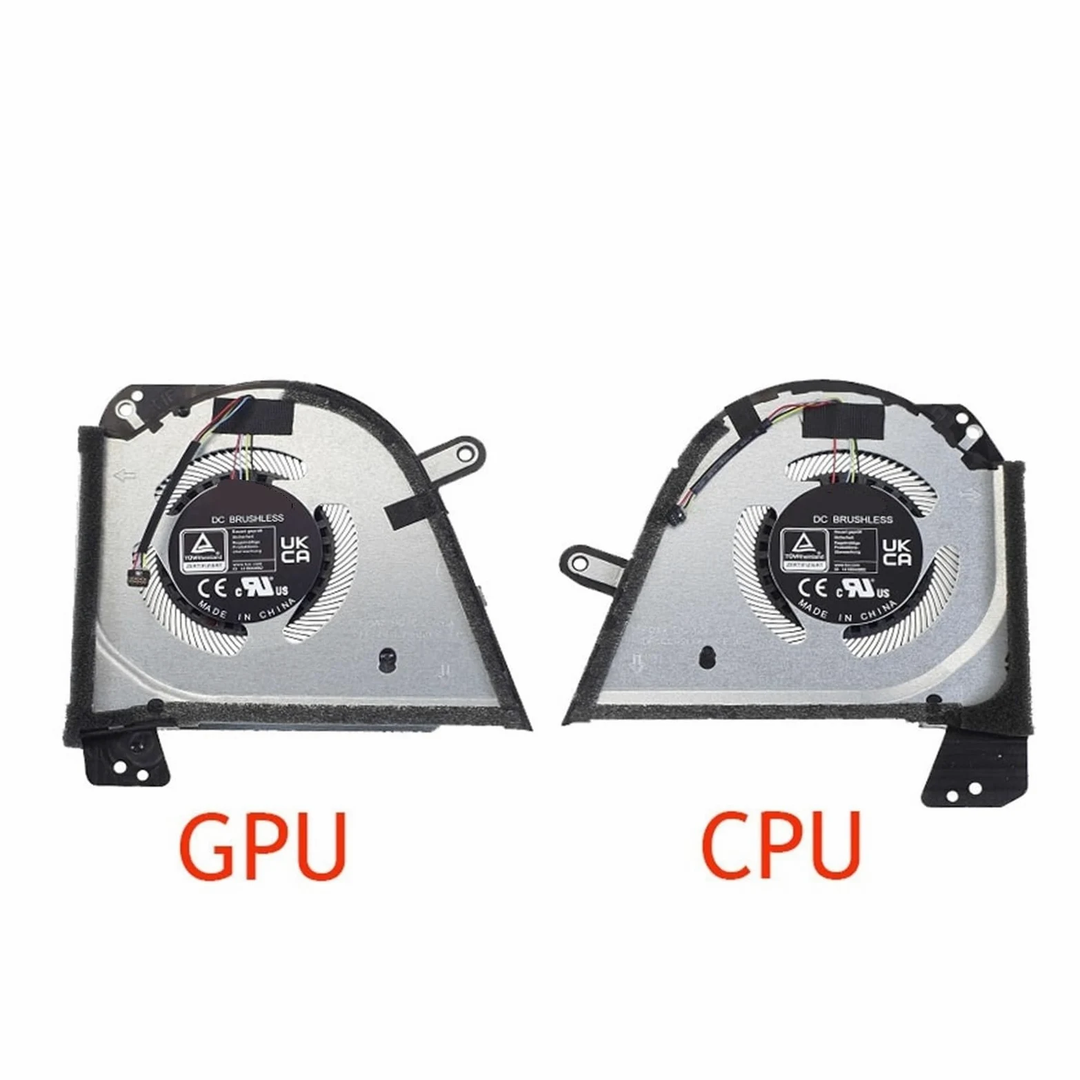 Ventola di raffreddamento CPU GPU for laptop DC12V 0,6A 4 pin, compatibile con ASUS, GU603VV 13NR0BL0T06011 13NR0BL0T07011(CPU GPU Fan)