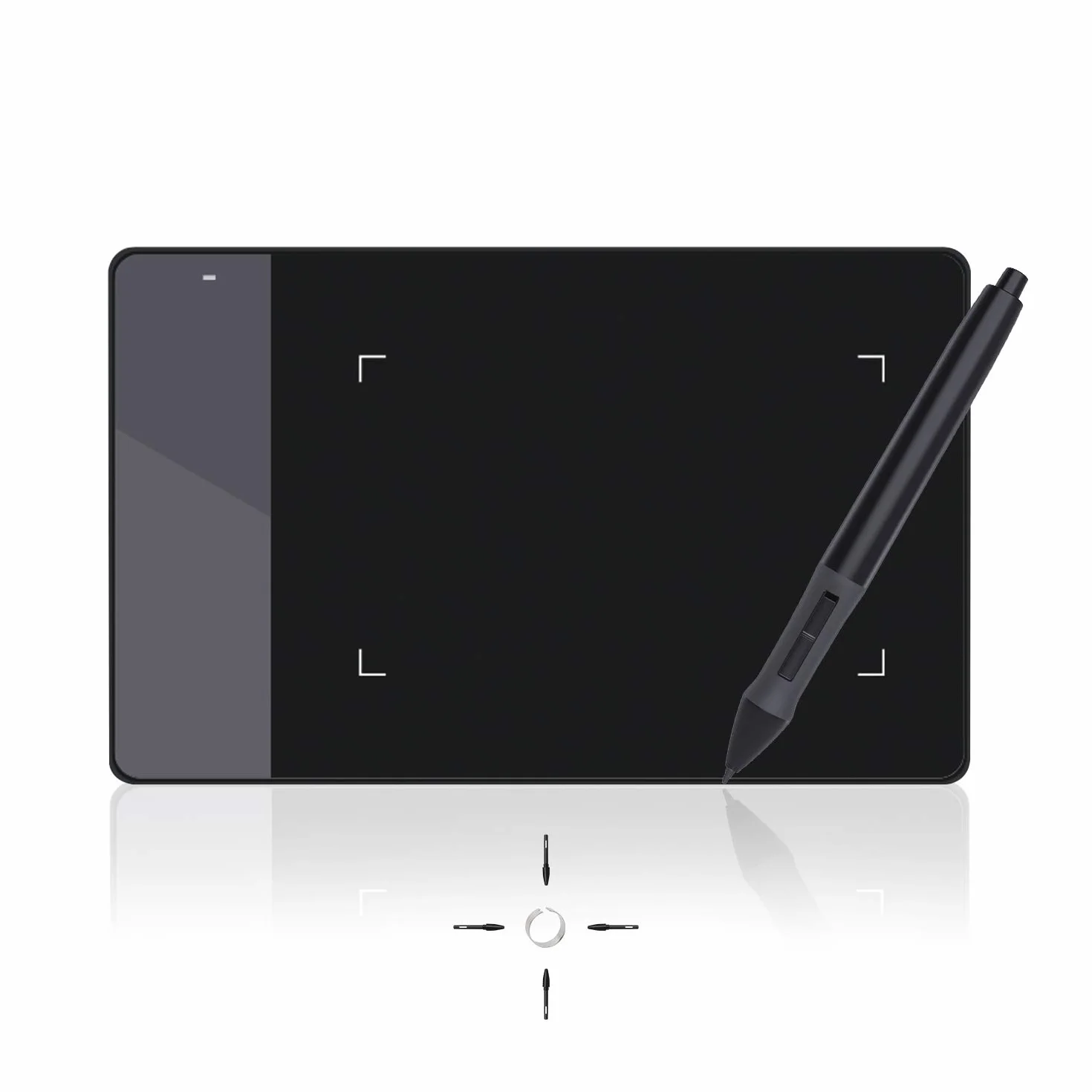 Huion® 420 Tavoletta Grafica Entry-Level, Ideale per OSU! Gaming e Firma Digitale, Ultra-Portatile 10x5.6cm con Penna a 2048 Livelli di Pressione