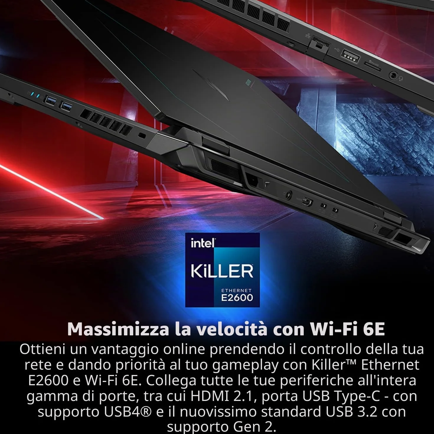 Acer Nitro 16 Laptop da gioco | CPU esagonale AMD Ryzen 5 7640HS | GPU NVIDIA GeForce RTX 4050 per laptop | Display WUXGA 165Hz IPS da 16 pollici | DDR5 da 8 GB | SSD Gen 4 da 512 GB |