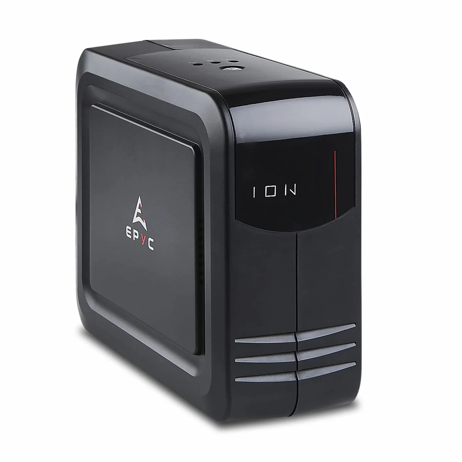 UPS EPYC ION 1000VA/600W Gruppo di Continuità per PC Console Gaming 3 Uscite Schuko