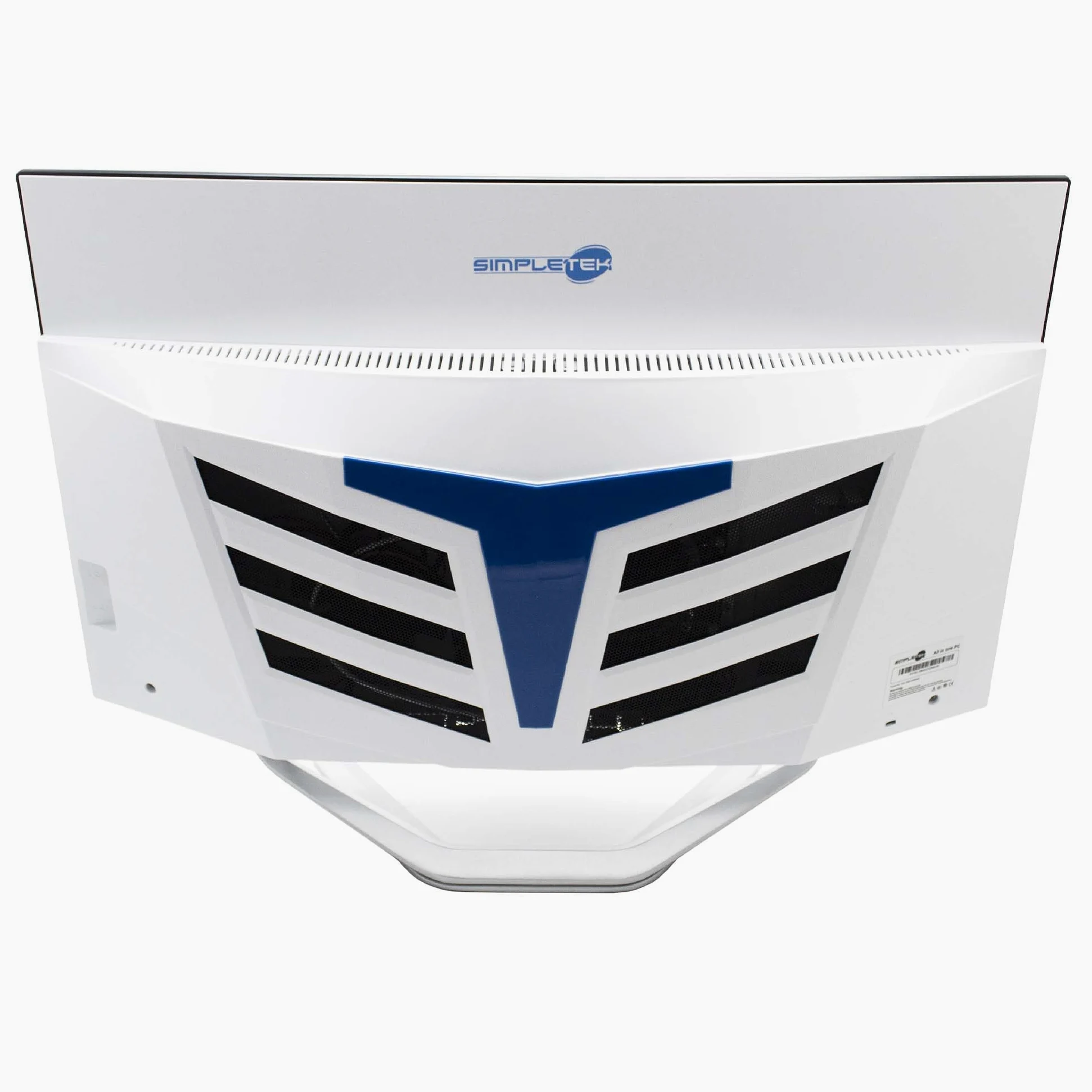 SIMPLETEK All in One AiO 27” FHD Curvo Windows 11 i5 fino 2,30 GHz 16 GB RAM 240 GB SSD Mouse Tastiera Wireless inclusi Webcam PC Gaming Curved Streaming Casa Lavoro Computer per Ragazzi