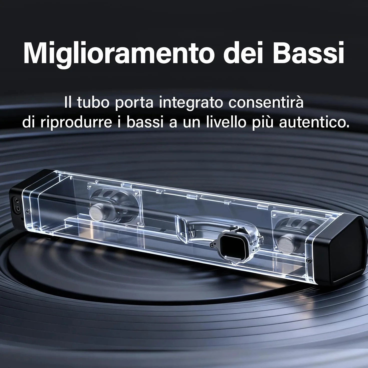 ZETIY Altoparlante PC, alimentato tramite USB, altoparlante da gioco, soundbar per PC, laptop, desktop, monitor