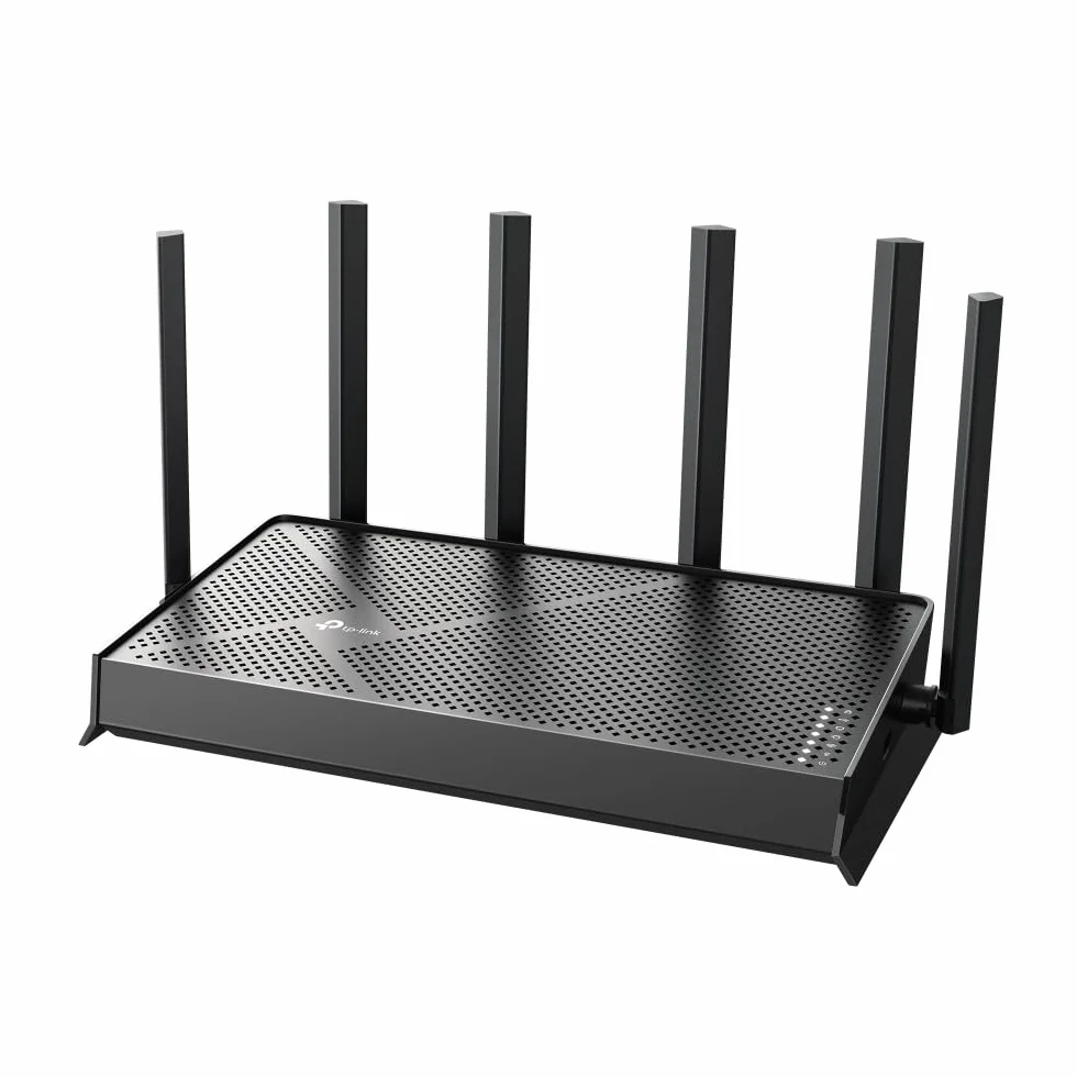 TP-Link Archer BE400 Router Wi-Fi 7 Dual-Band BE6500Mbps, 2.5G WAN, 2.5G LAN, 3 Porte 1G LAN, 4K-QAM, MLO, MU-MIMO, Beamforming, 6 Antenne Esterne, Home Shield, IoT, Compatible con EasyMesh