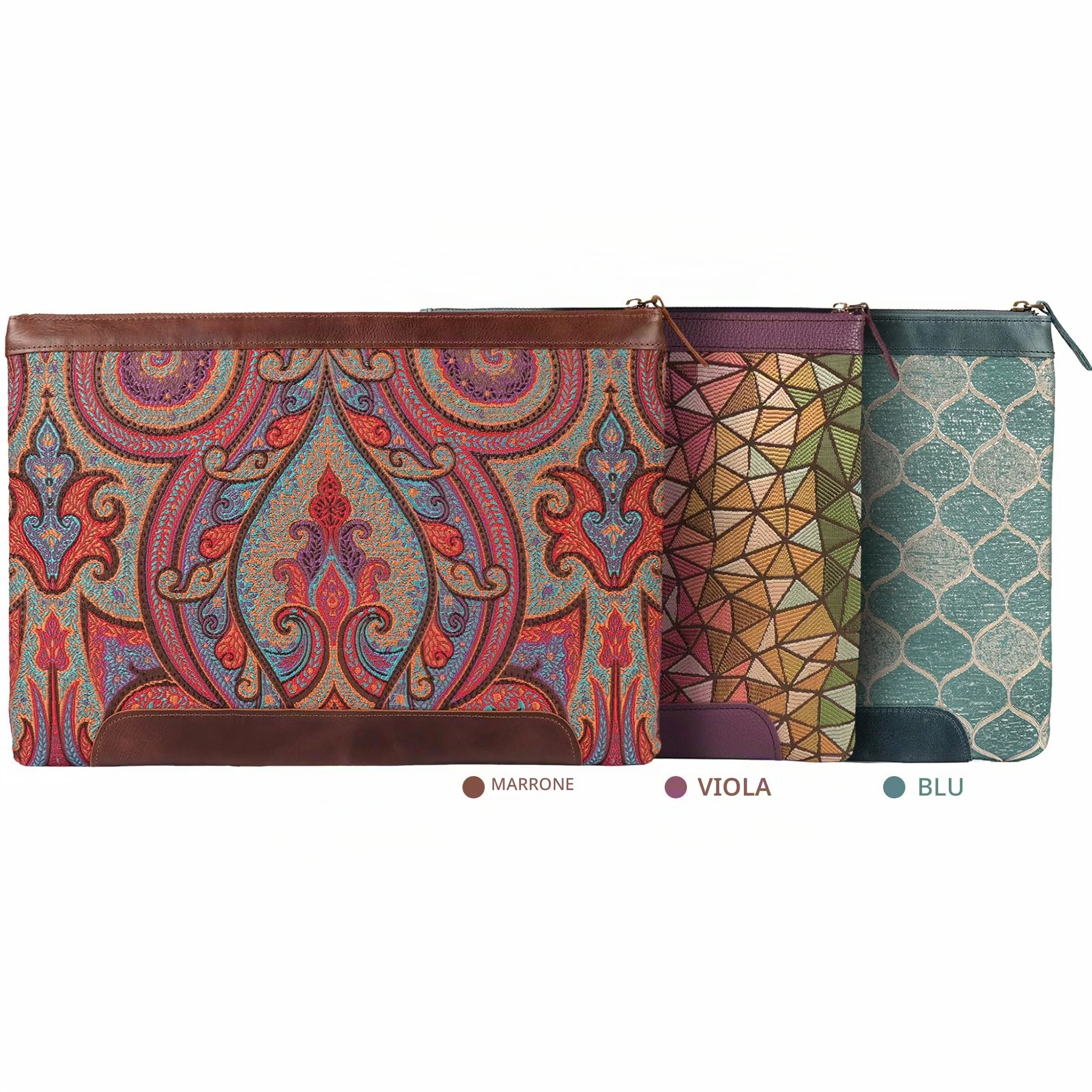 Londo Custodia per laptop in vera pelle - Protezione elegante per MacBook M1 M2 M3 M4 Pro Max