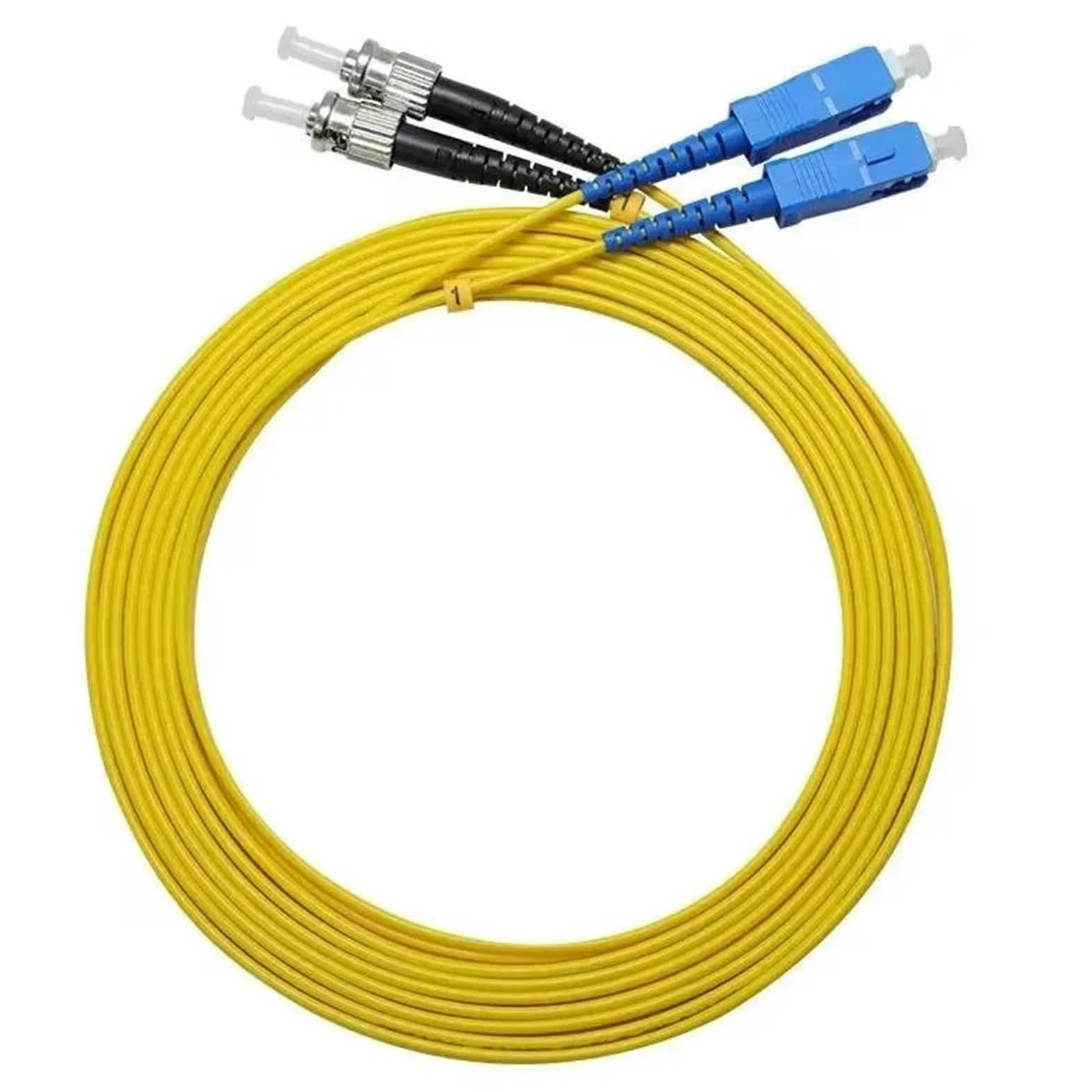 10 pezzi SC UPC-ST UPC Cavo patch in fibra ottica duplex monomodale simplex Cavo jumper SM Duplex 2 core Ottico 1 m 2 m 3 m 5 m 10 m(Red)