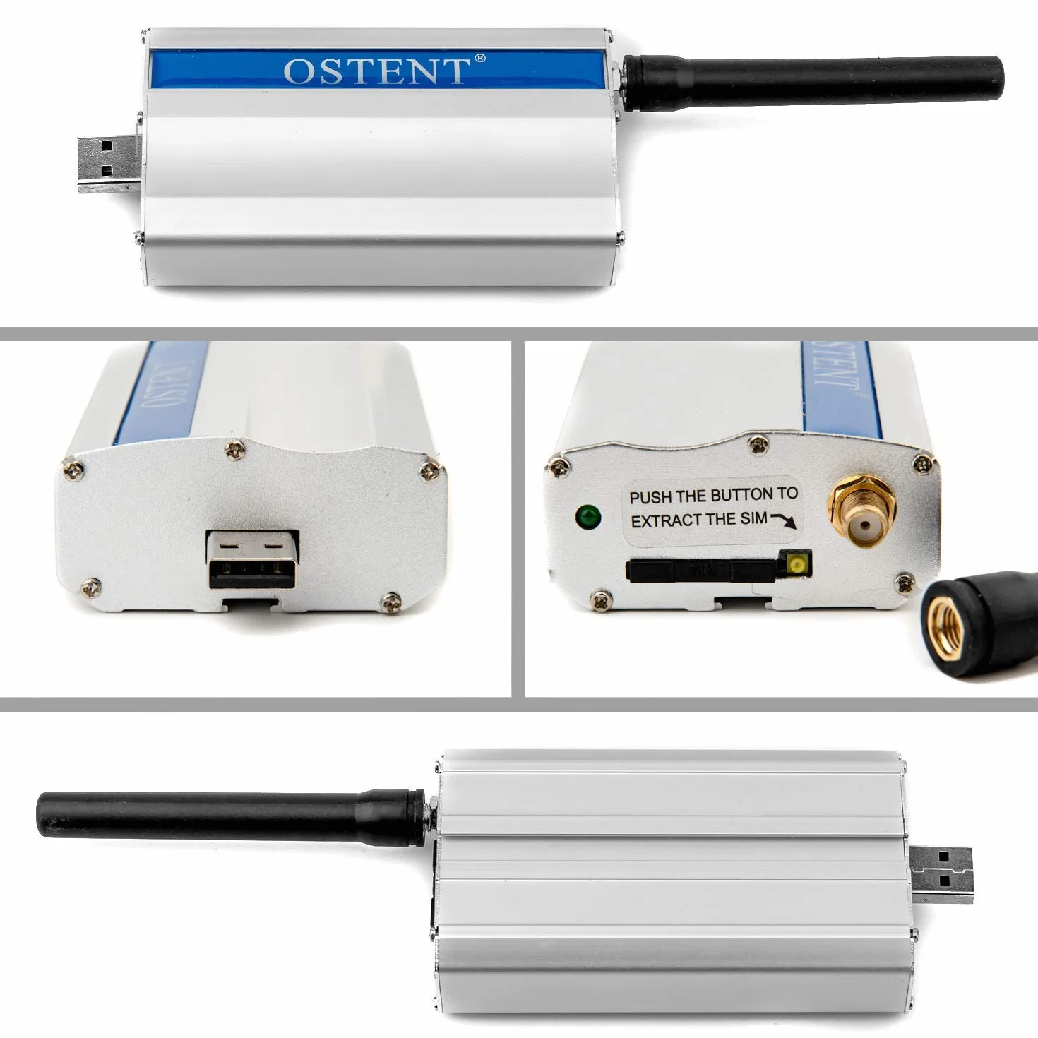 OSTENT Modem GSM con Wavecom q2303a interfaccia USB a comandi SMS